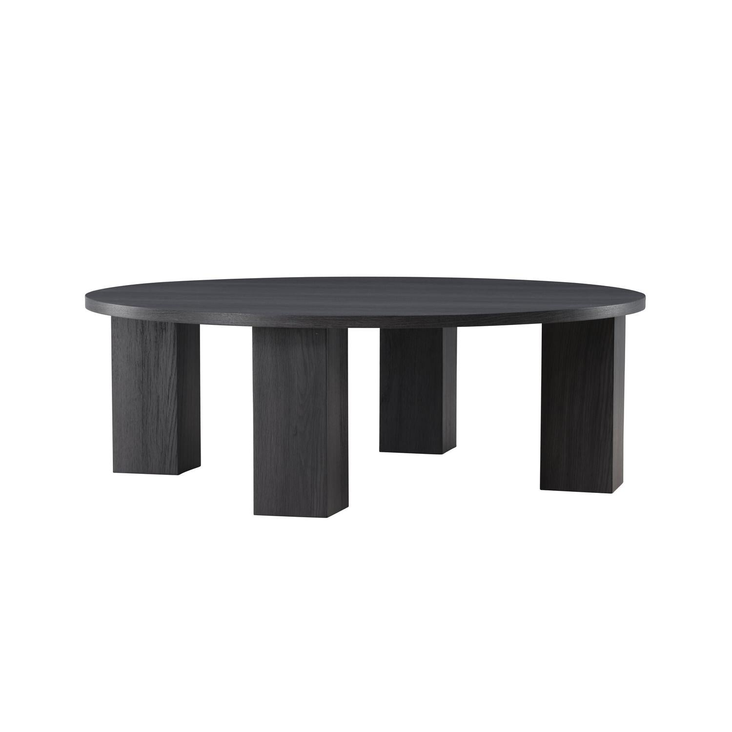 Couchtisch Juno Ø120cm - Schwarz-Couchtische-Venture Home-le canapé