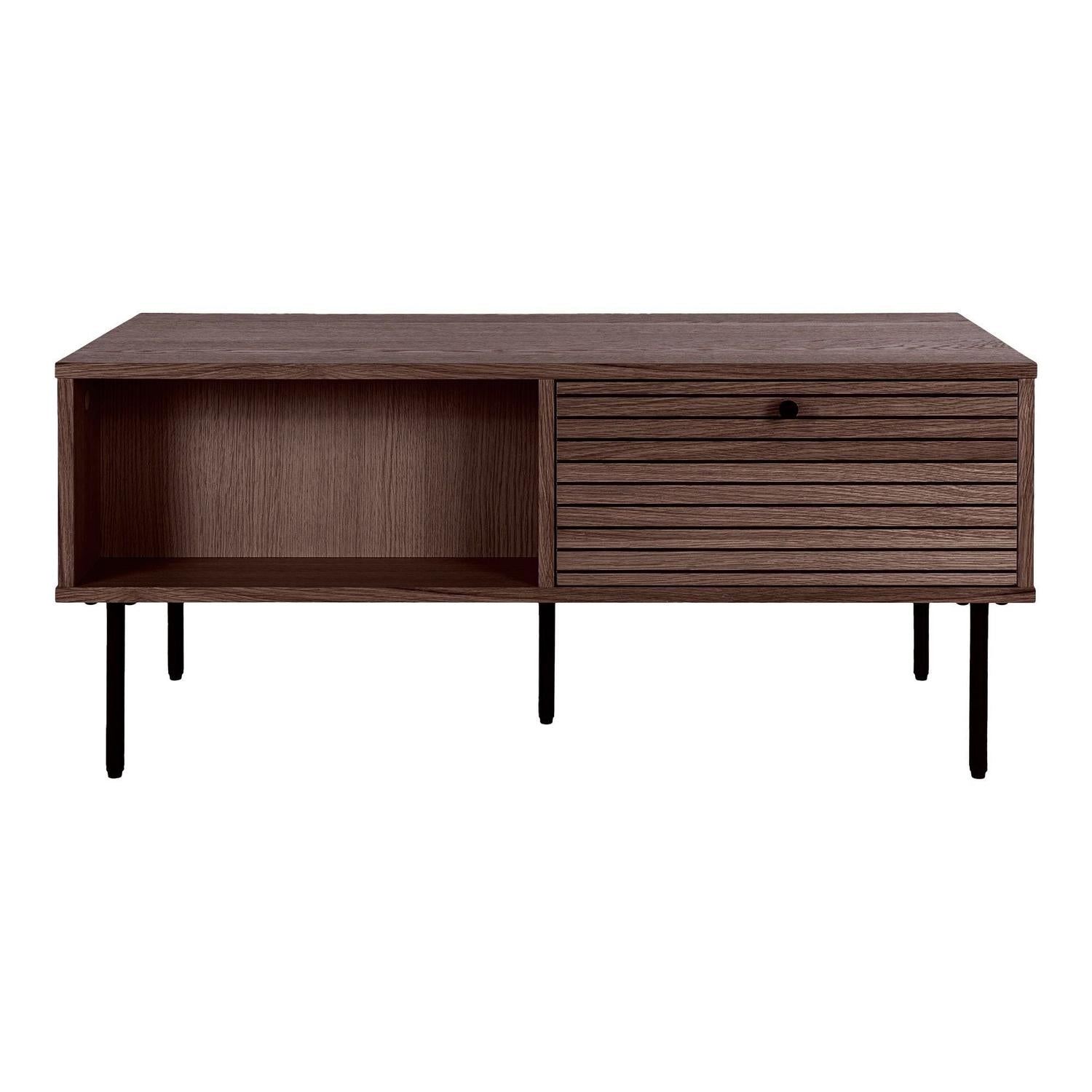 Couchtisch Kyoto 100cm - Dunkelbraun-Couchtisch-House Nordic-le canapé