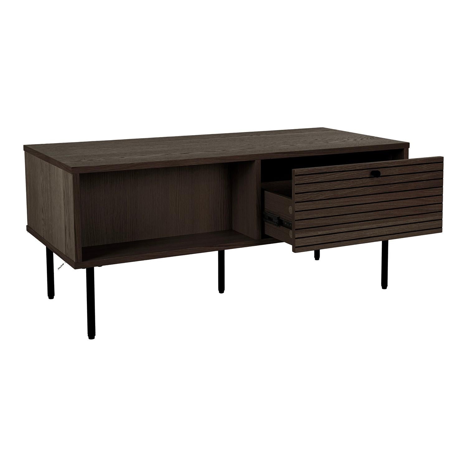 Couchtisch Kyoto 100cm - Dunkelbraun-Couchtische-House Nordic-le canapé
