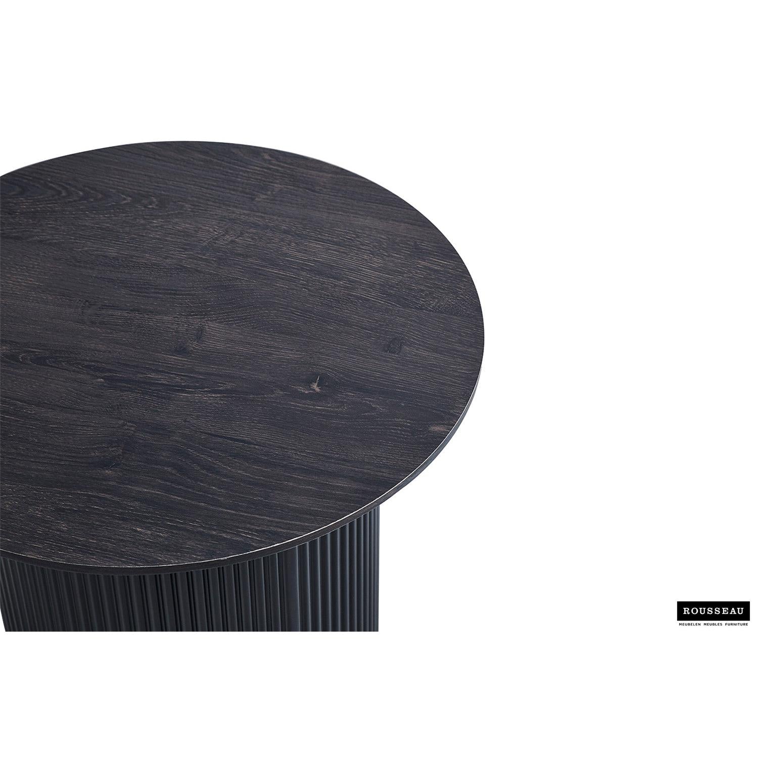 Couchtisch Lagos Ø50cm - Dunkelbraun-Couchtisch-Rousseau-le canapé
