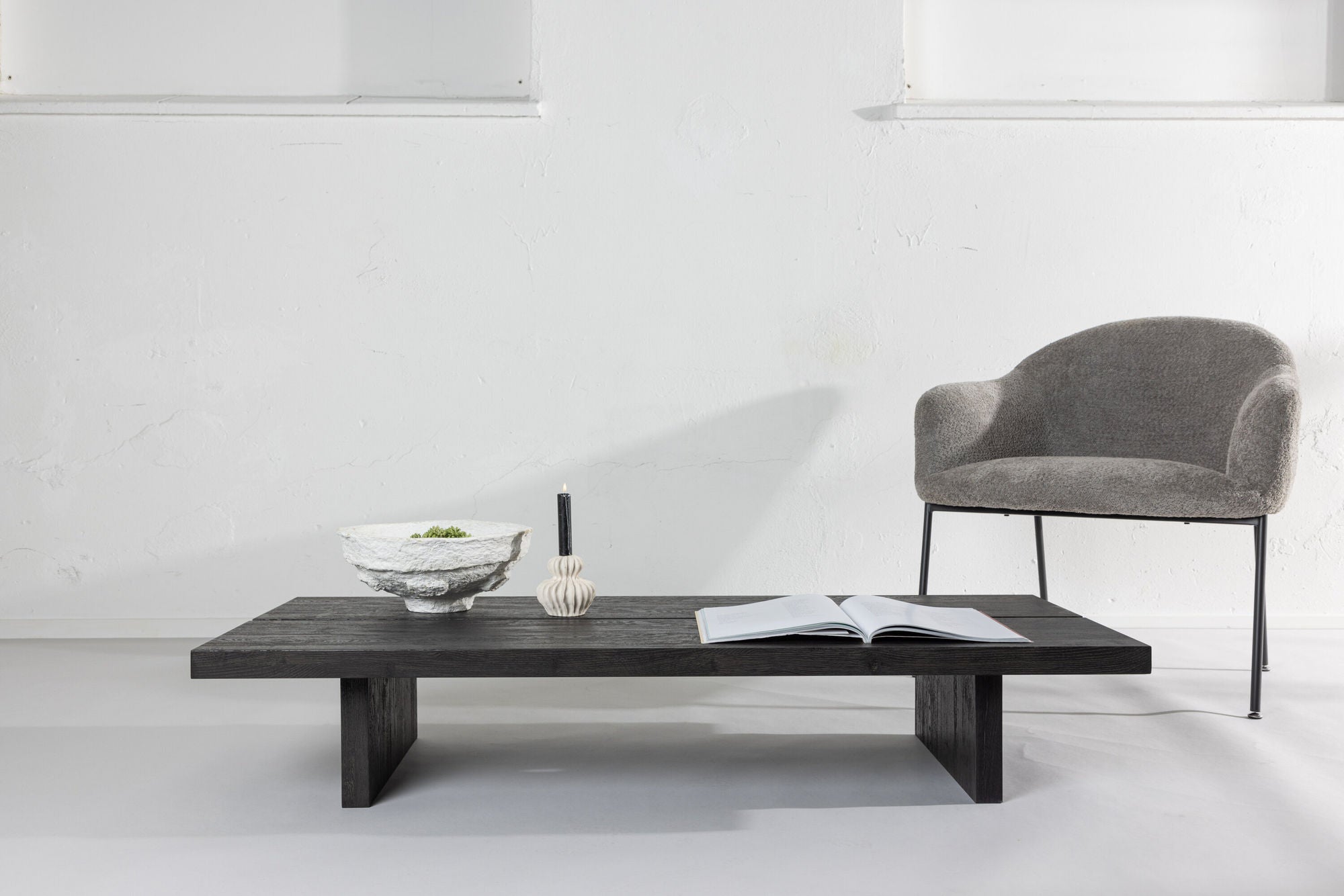 Couchtisch Lancaster 140cm - Schwarz-Couchtisch-Venture Home-le canapé