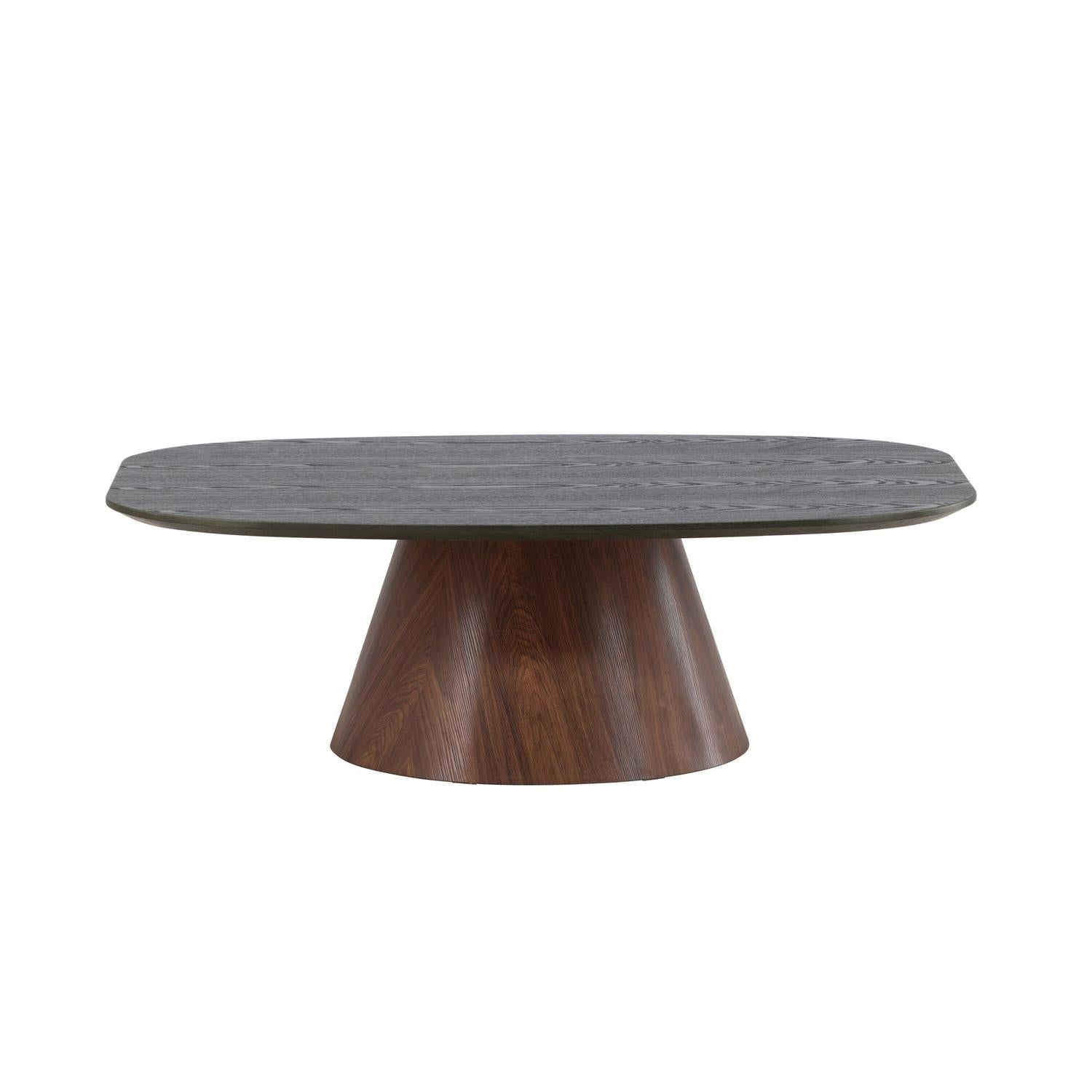 Couchtisch Lanzo 120cm - Dunkelgrün & Braun-Couchtisch-Venture Home-le canapé