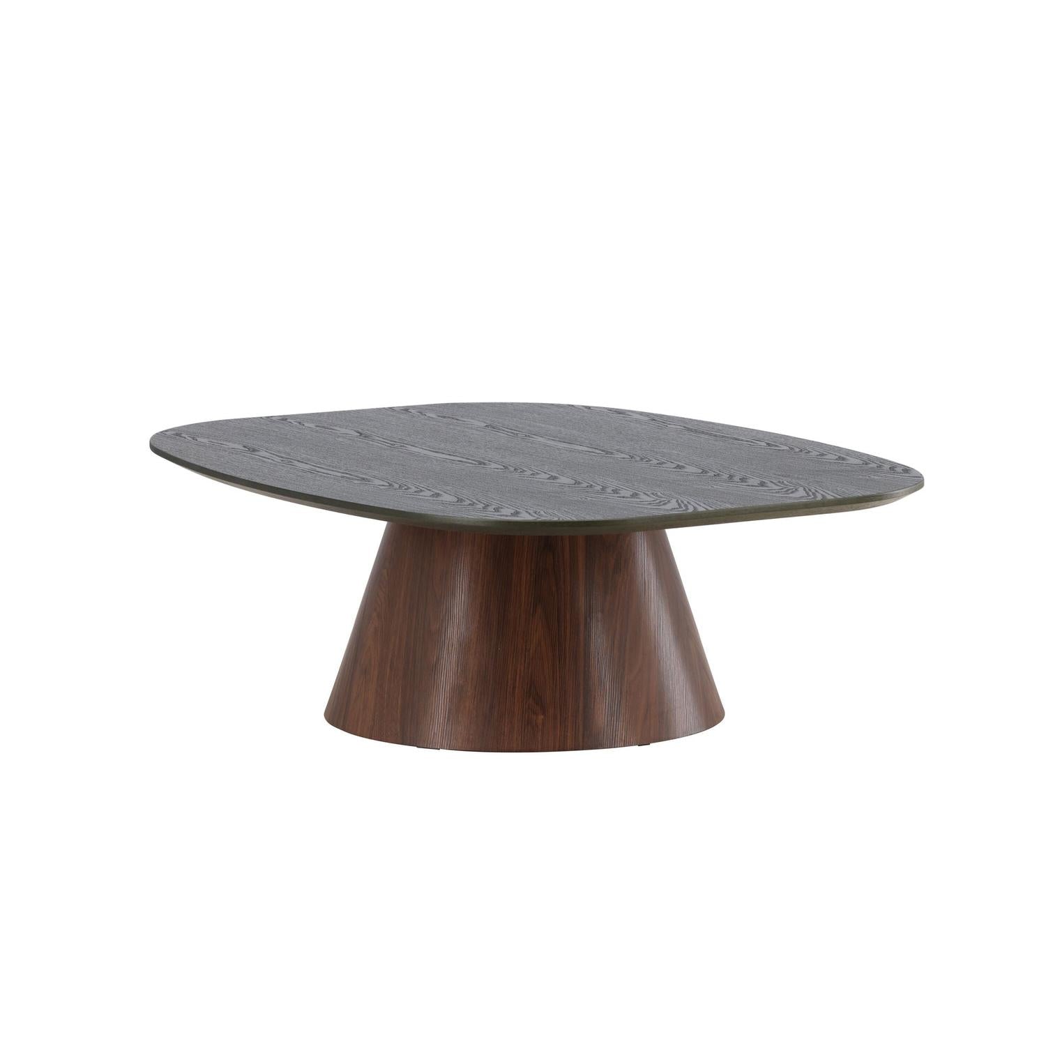 Couchtisch Lanzo 120cm - Dunkelgrün & Braun-Couchtische-Venture Home-le canapé