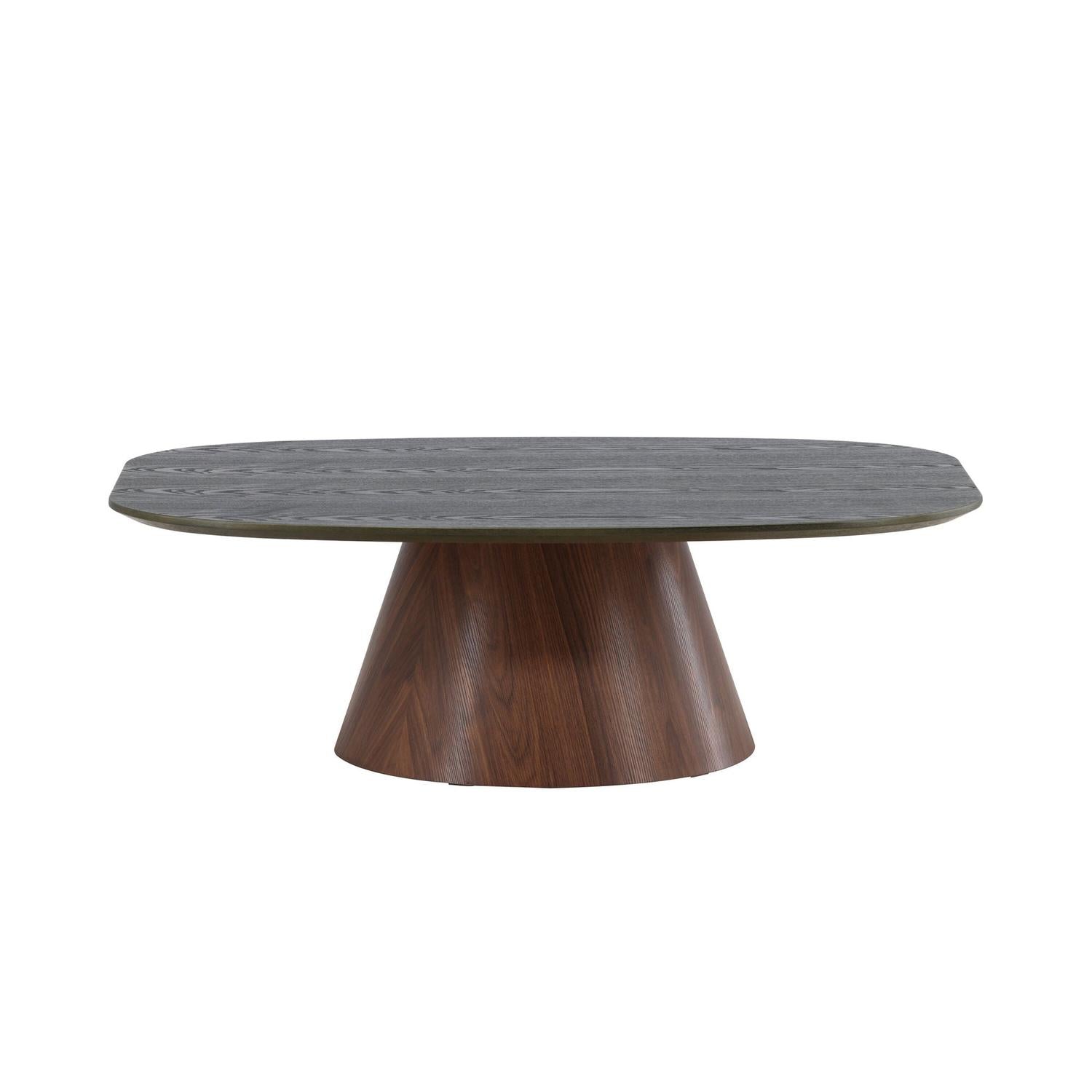 Couchtisch Lanzo 120cm - Dunkelgrün & Braun-Couchtische-Venture Home-le canapé