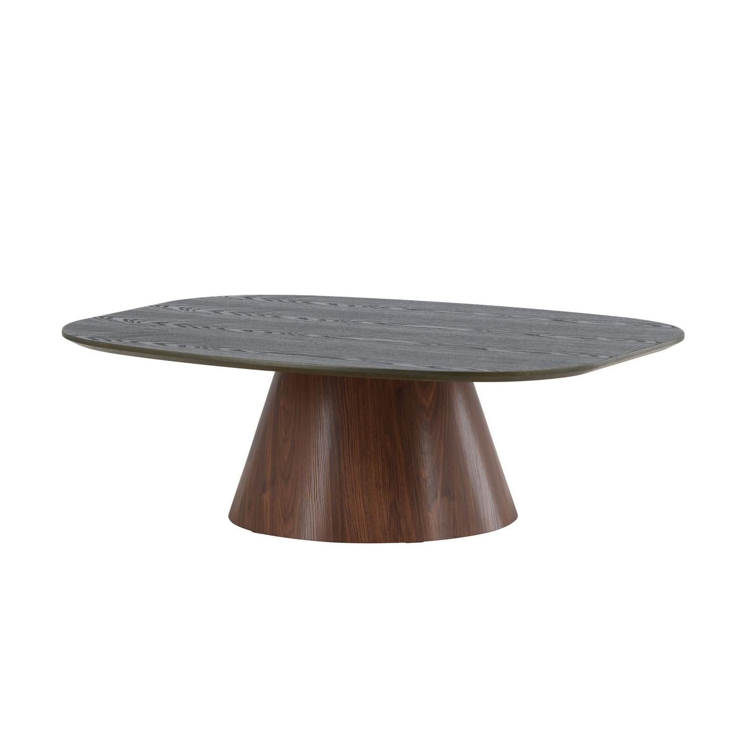 Couchtisch Lanzo 120cm - Dunkelgrün & Braun-Couchtische-Venture Home-le canapé