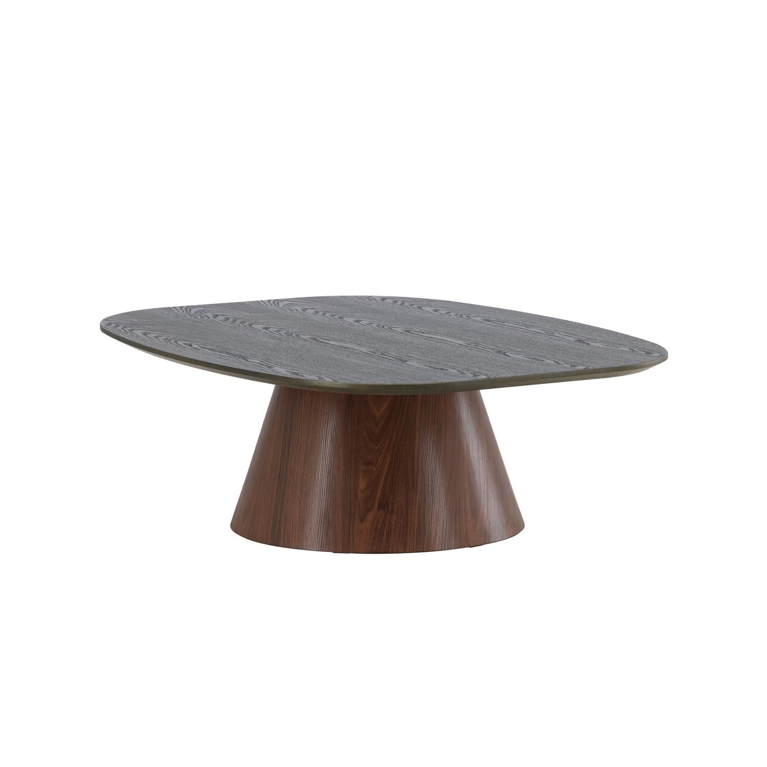 Couchtisch Lanzo 120cm - Dunkelgrün & Braun-Couchtische-Venture Home-le canapé