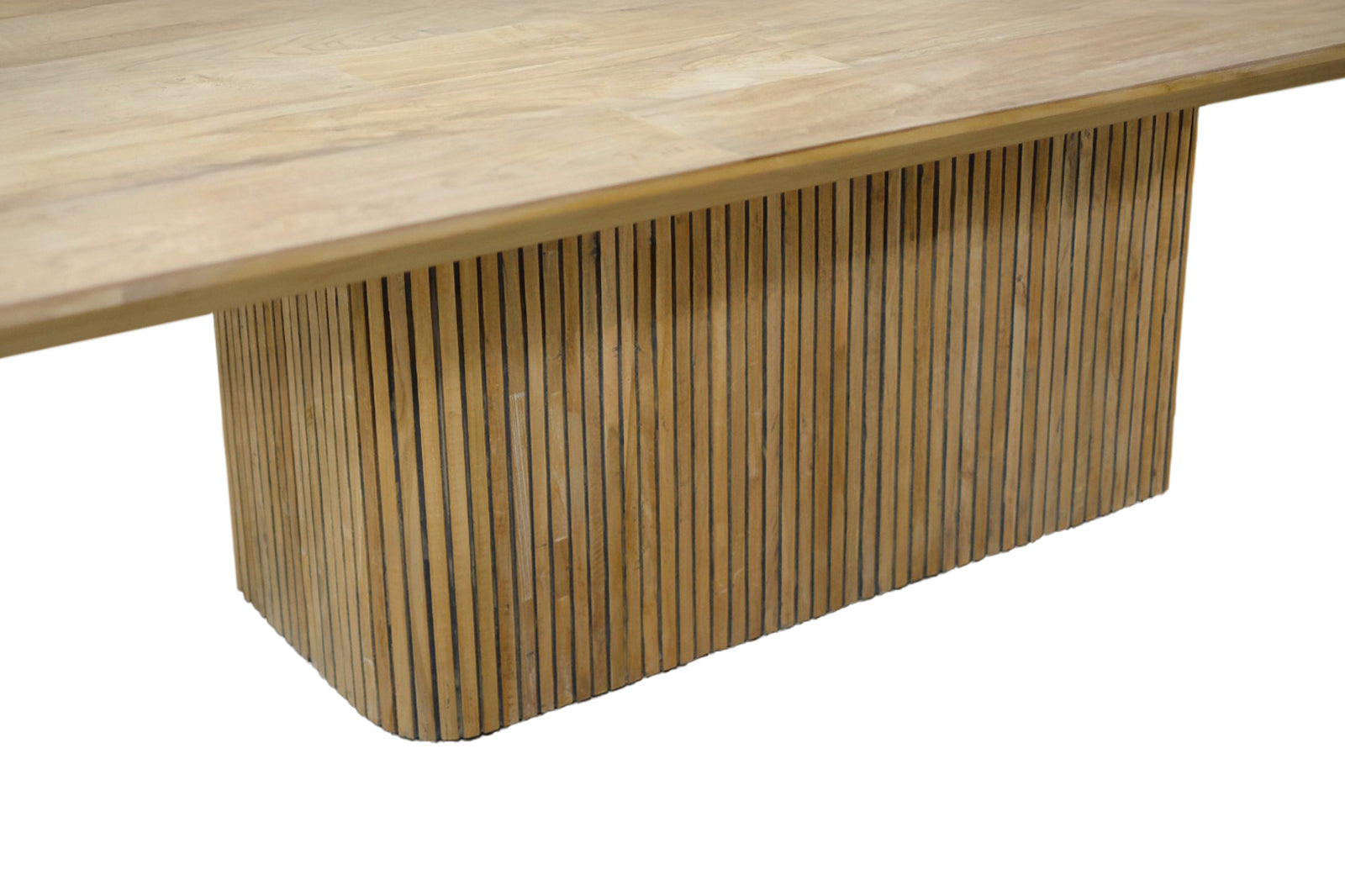 Couchtisch Lausanne aus Teakholz 120*70cm - Hellbraun-Couchtische-Livingfurn-le canapé