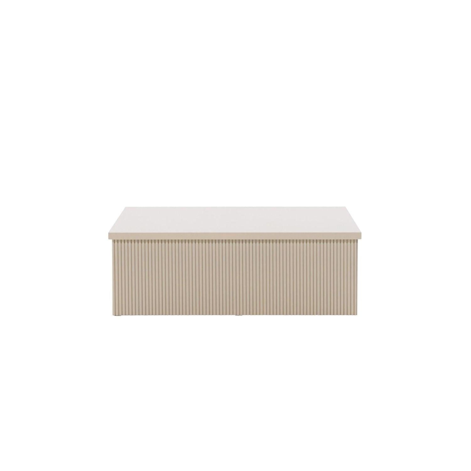 Couchtisch Lenox 90*90cm - Beige-Couchtische-Venture Home-le canapé