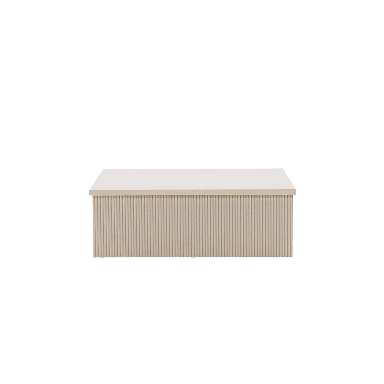 Couchtisch Lenox 90*90cm - Beige-Couchtische-Venture Home-le canapé