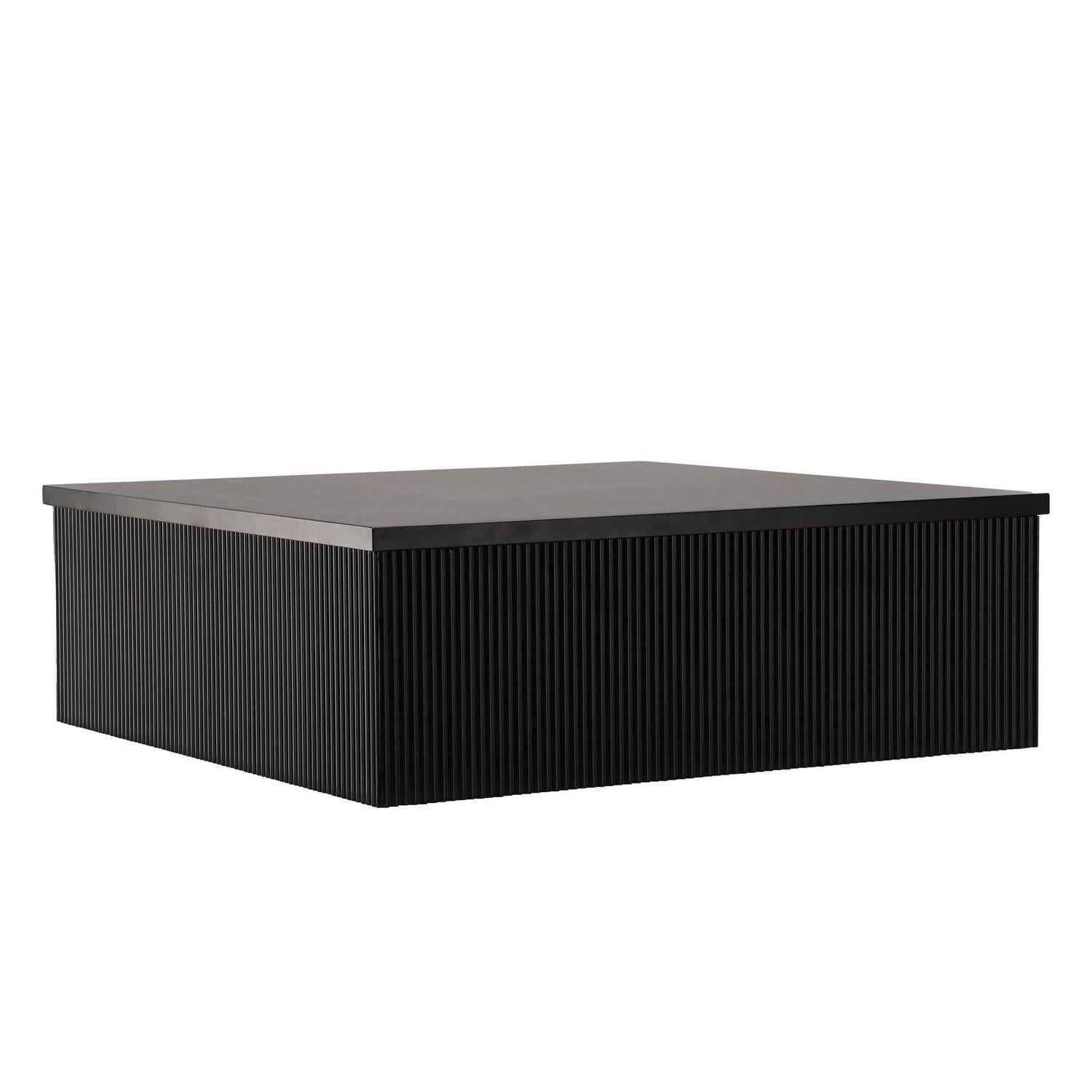 Couchtisch Lenox 90*90cm - Schwarz-Couchtische-Venture Home-le canapé