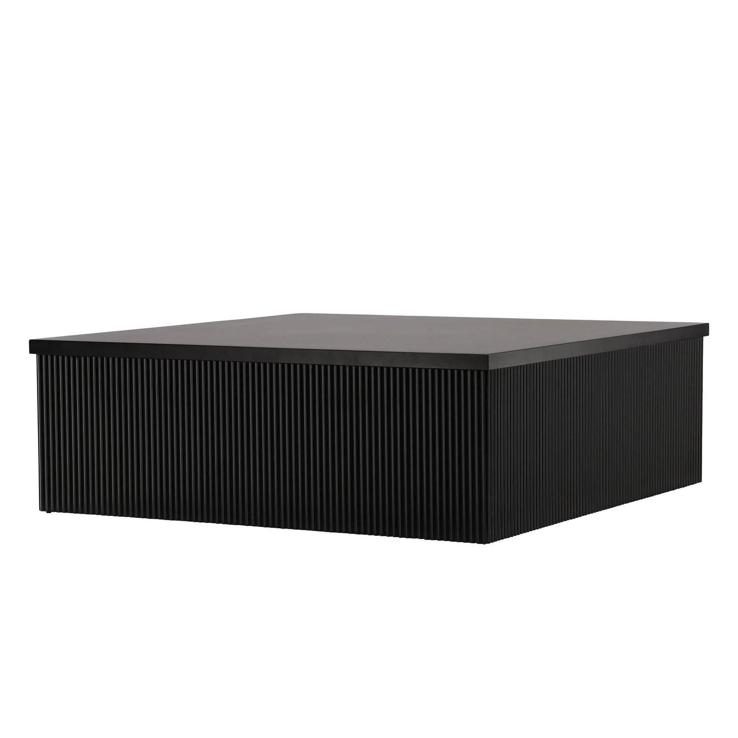 Couchtisch Lenox 90*90cm - Schwarz-Couchtische-Venture Home-le canapé