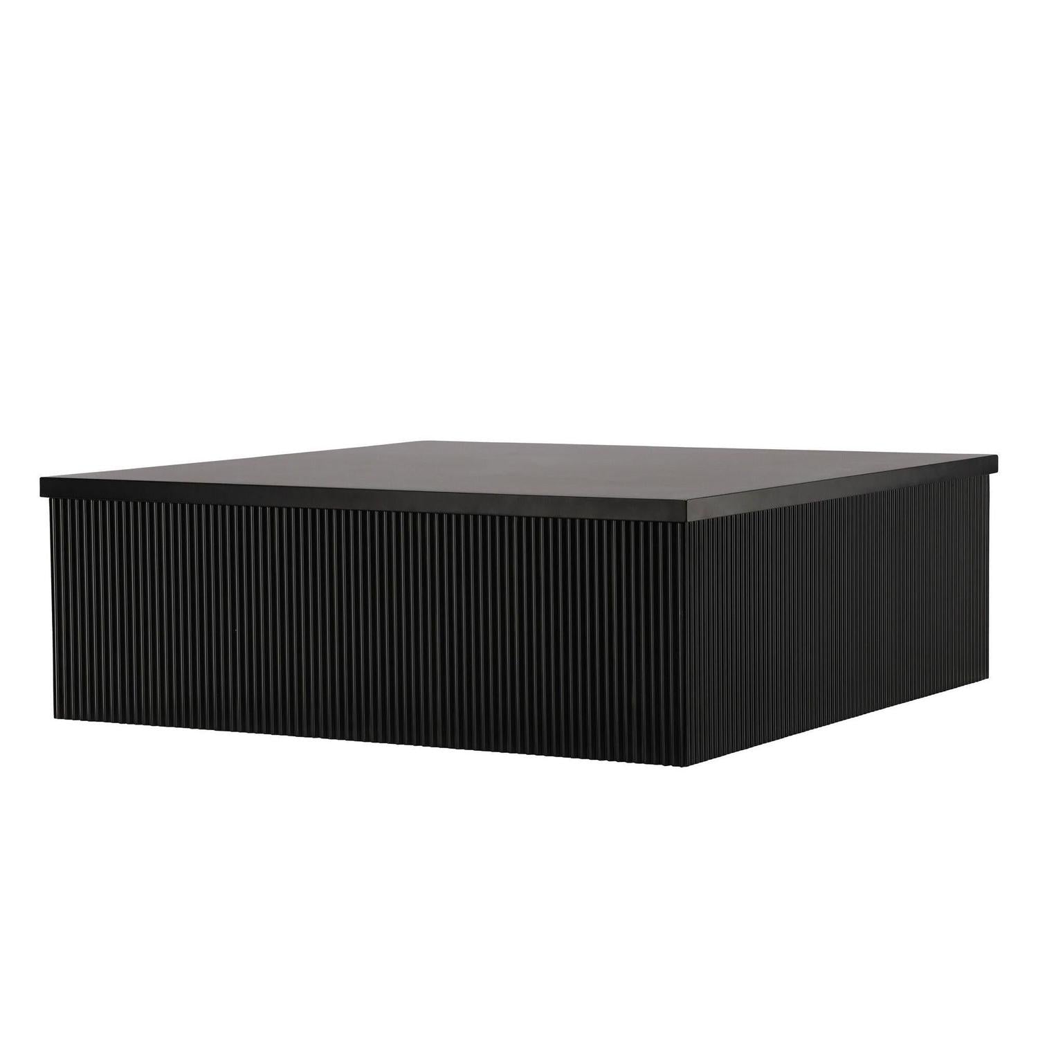 Couchtisch Lenox 90*90cm - Schwarz-Couchtische-Venture Home-le canapé