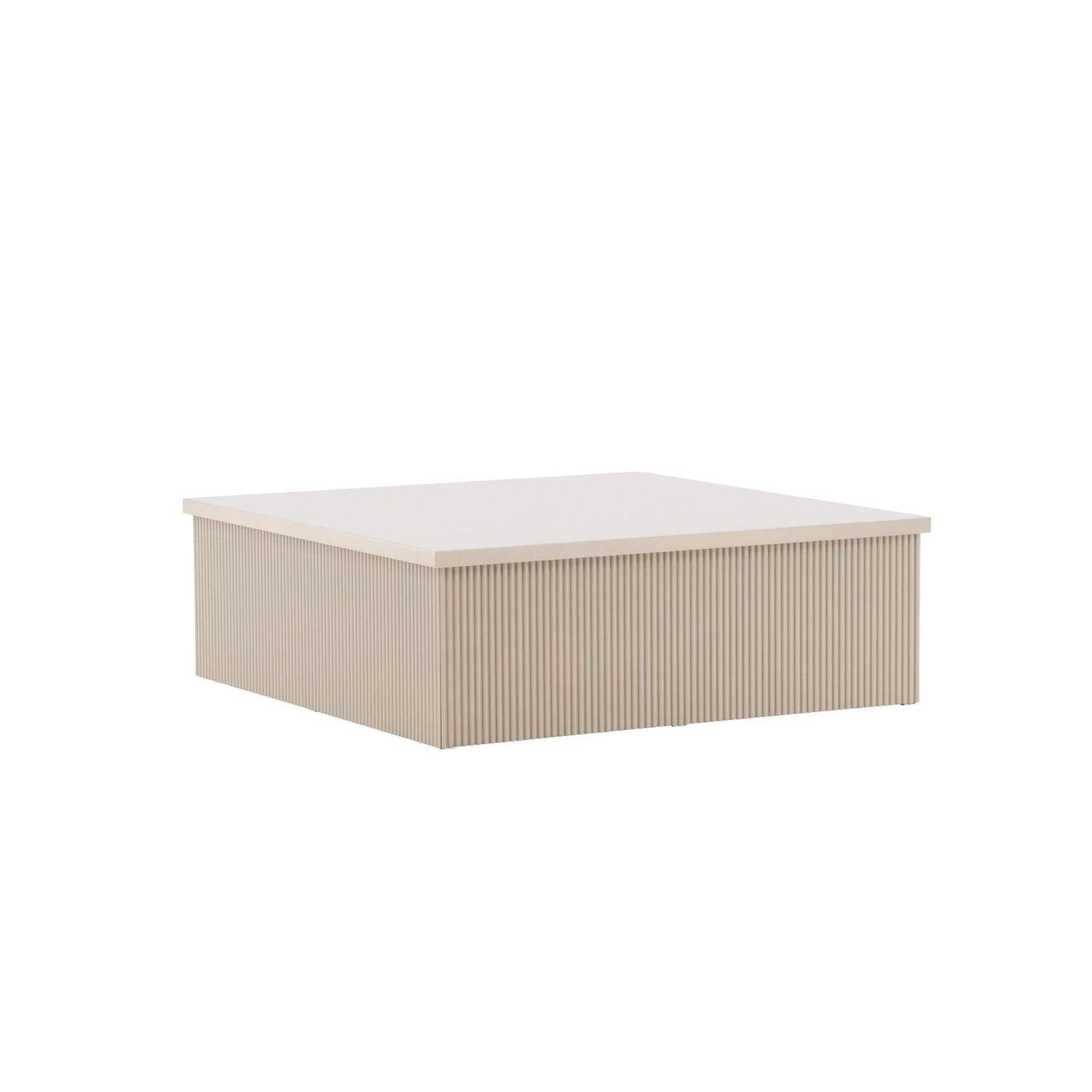 Couchtisch Lenox 90x90 cm - BeigeCouchtisch