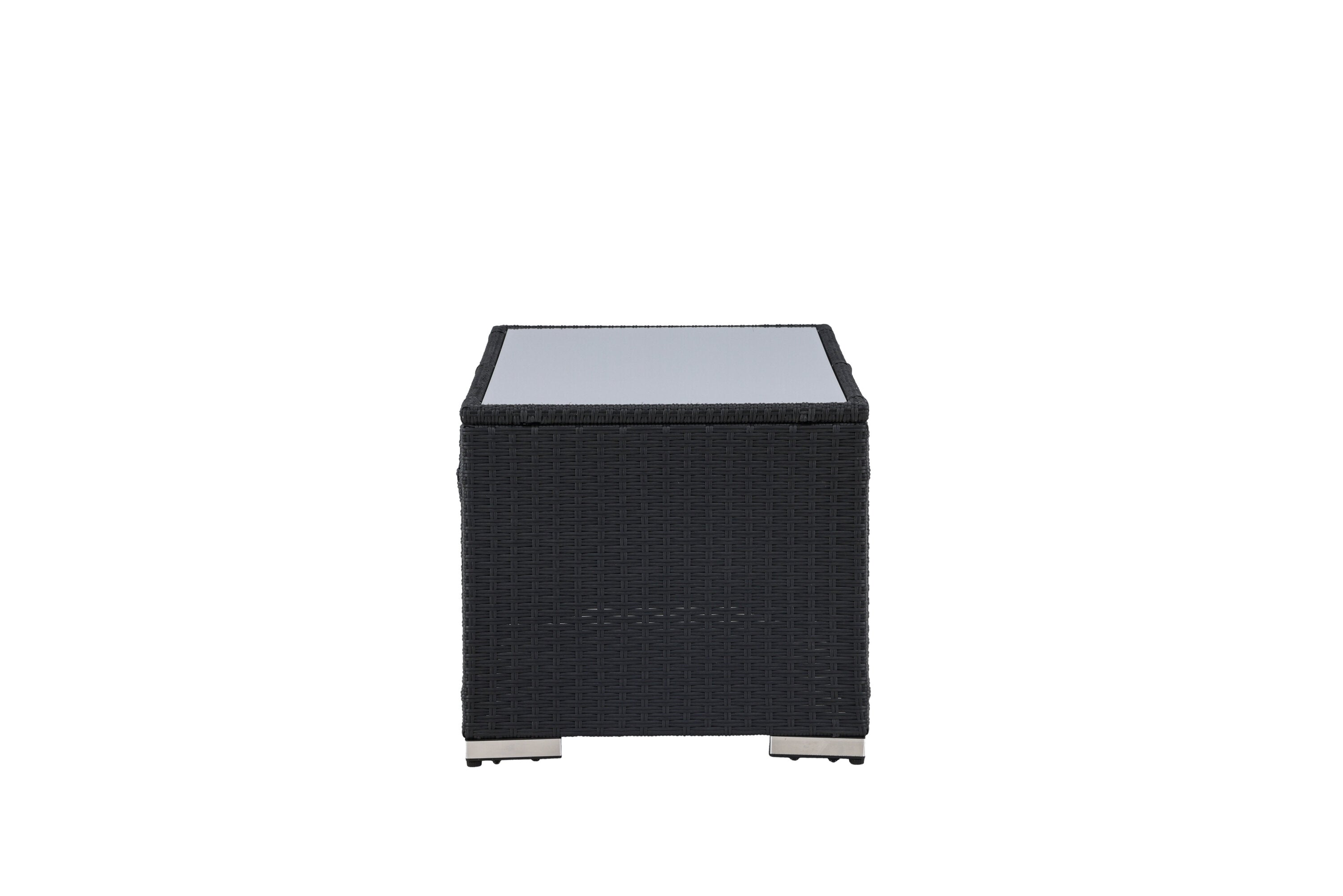 Couchtisch London 120cm aus Polyrattan - Schwarz-Loungetische-Venture Home-le canapé