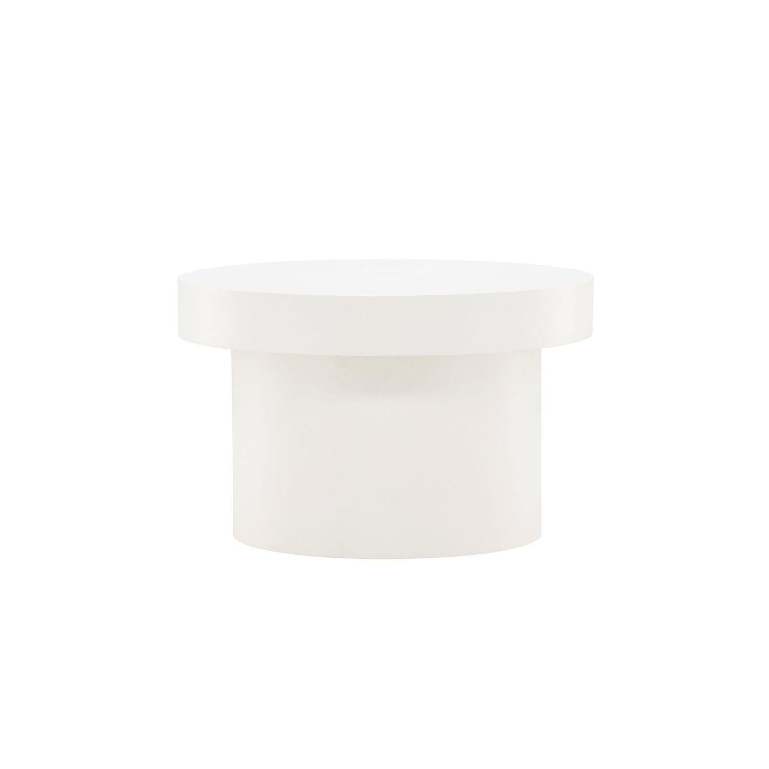 Couchtisch Malung 80cm - Weiß-Couchtische-Venture Home-le canapé