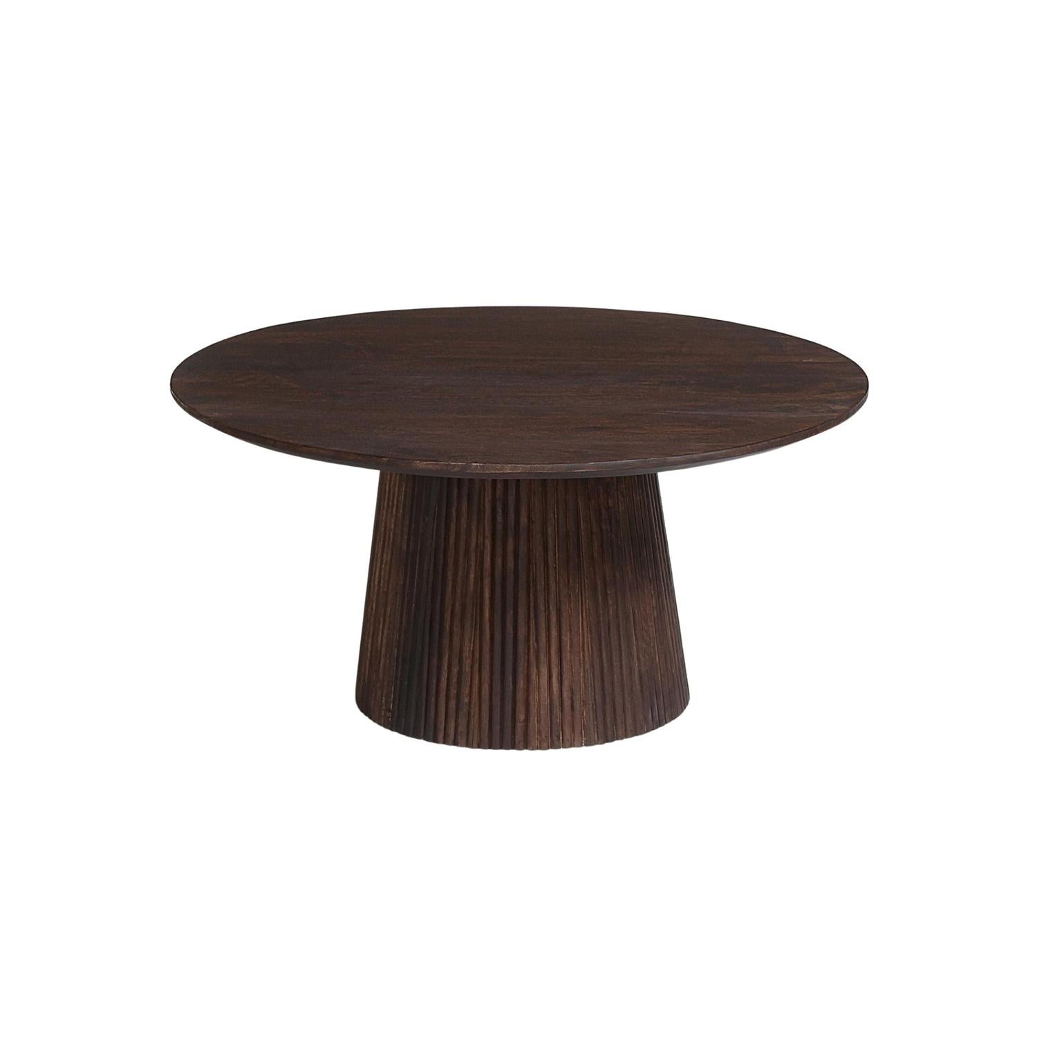 Couchtisch Miguel Ø80cm - Dunkelbraun-Couchtisch-Rousseau-le canapé