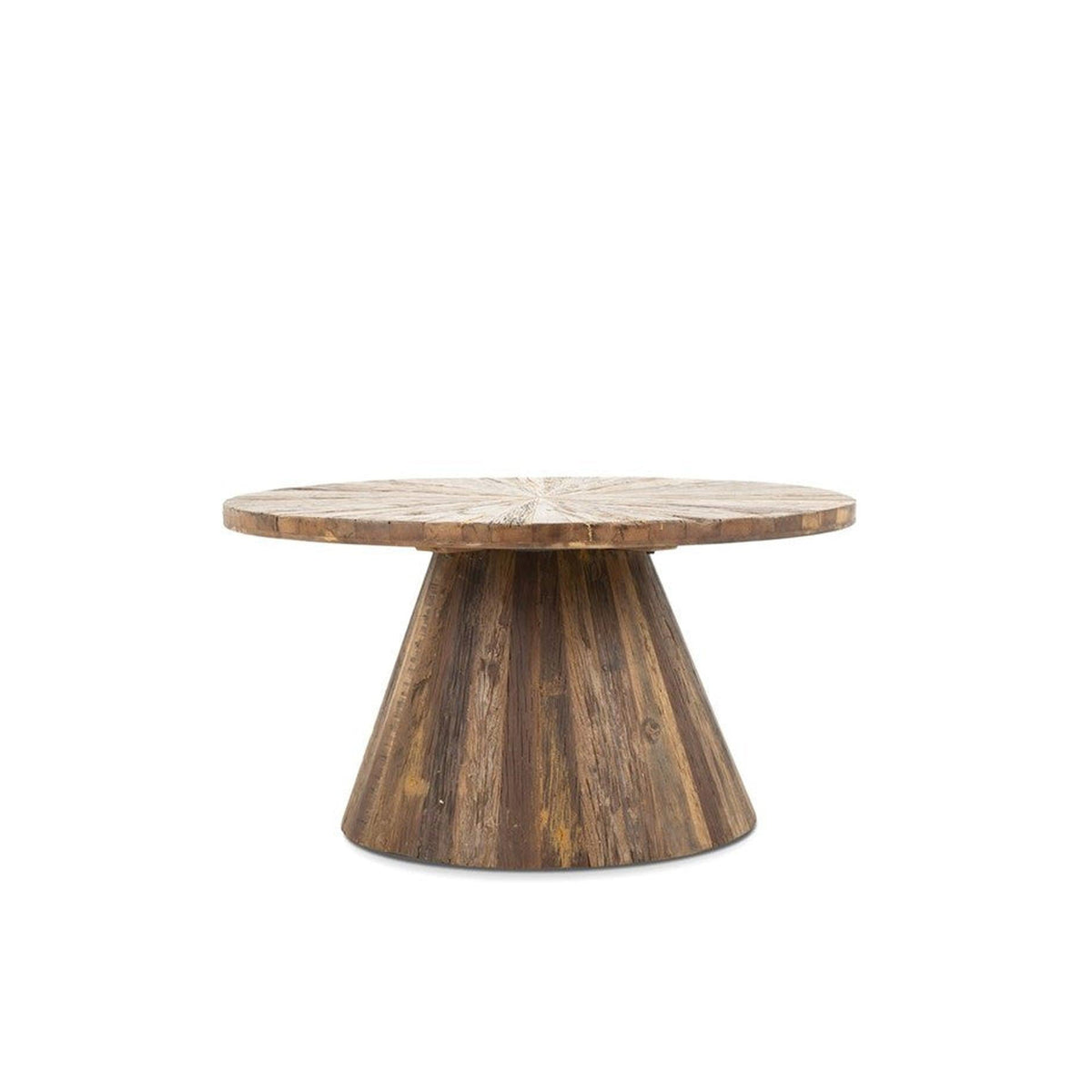 Couchtisch Nadia Ø75cm aus Teakholz - Braun-Couchtische-Benoa-le canapé