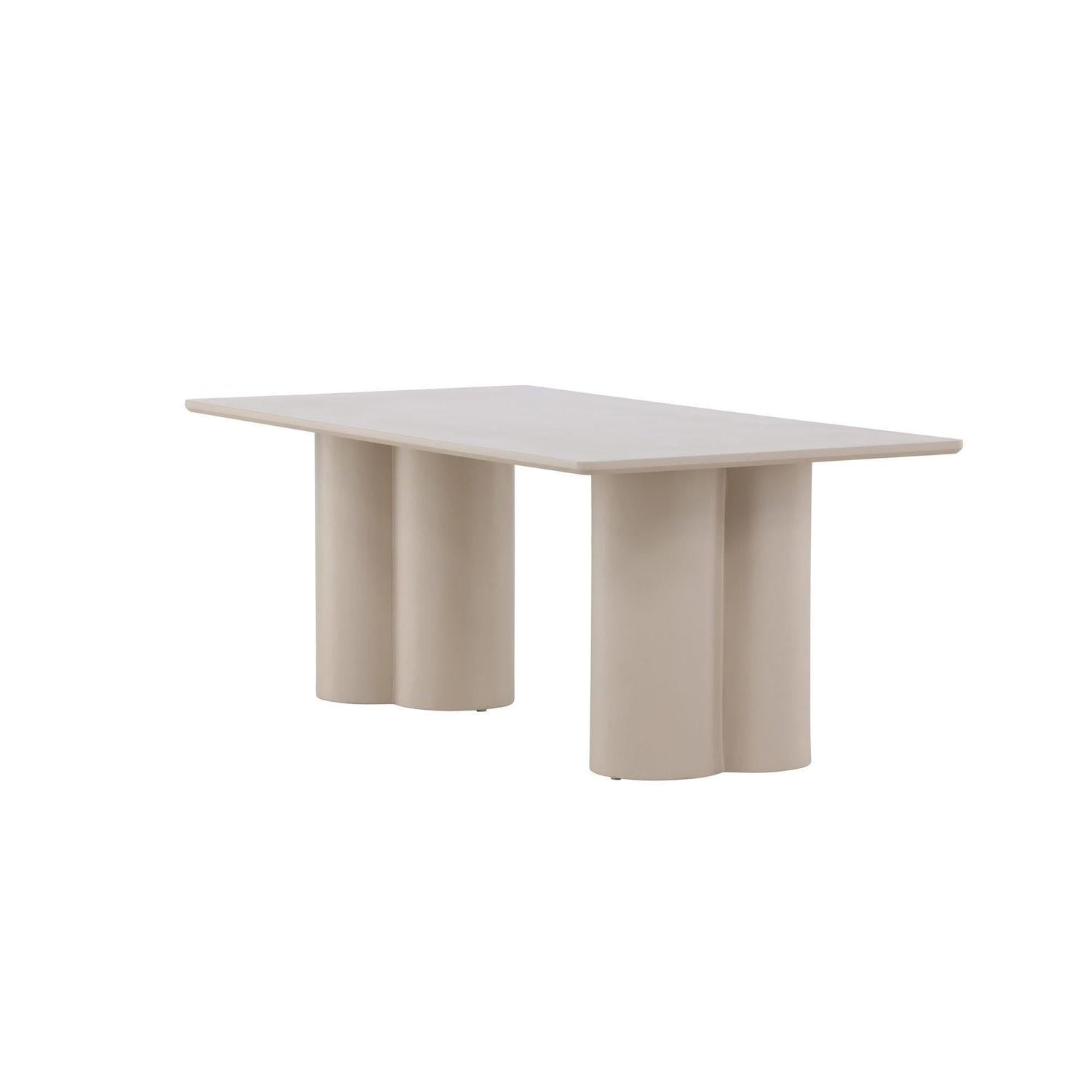Couchtisch Olivia 120cm - Beige-Couchtische-Venture Home-le canapé