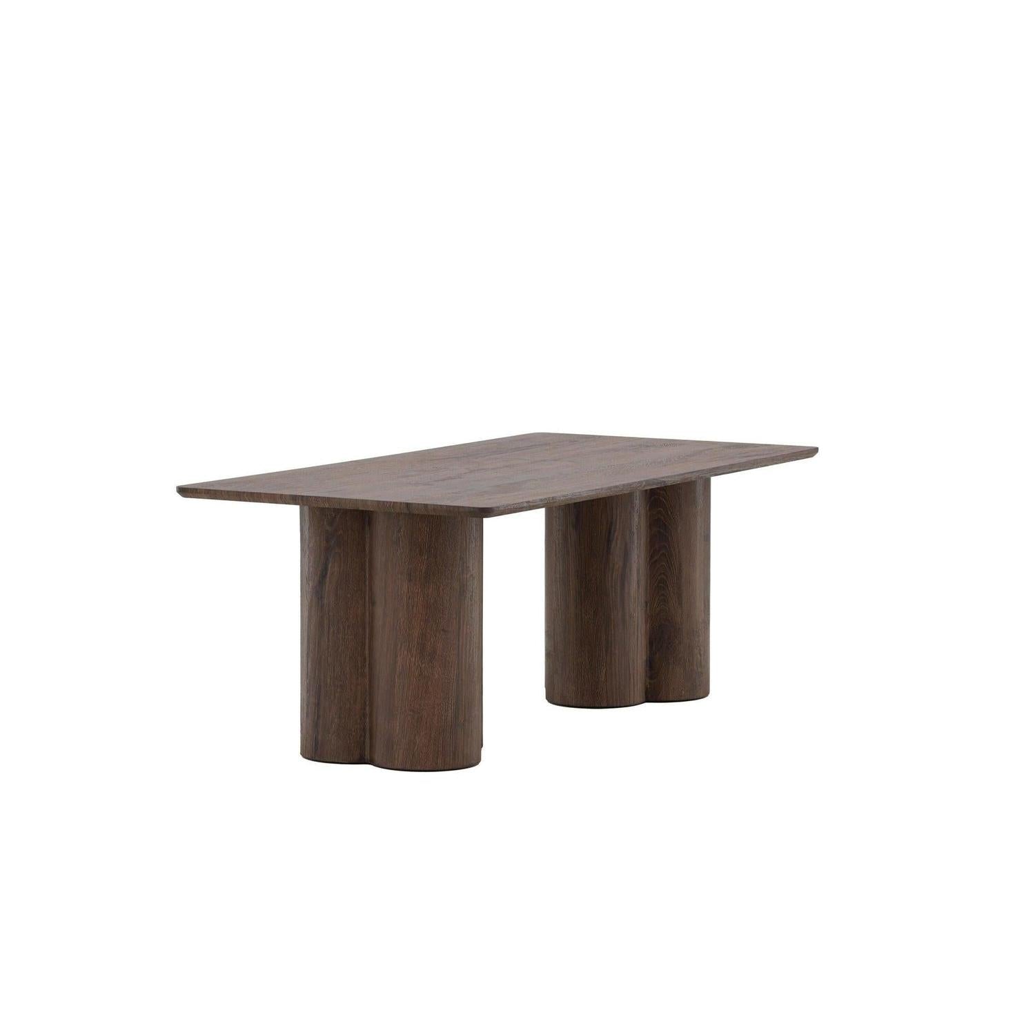 Couchtisch Olivia 120cm - Mokka-Couchtische-Venture Home-le canapé