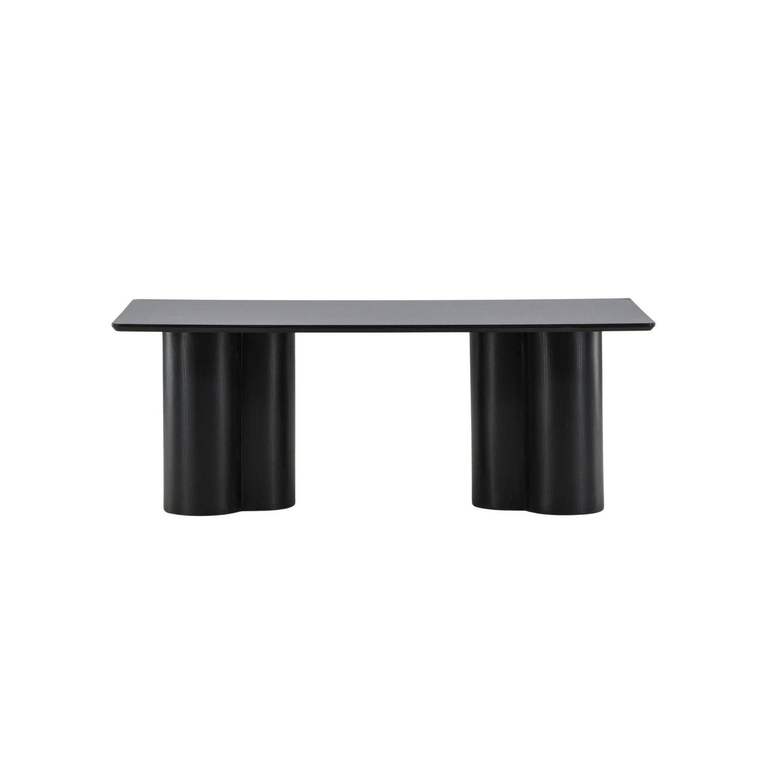 Couchtisch Olivia 120cm - Schwarz-Couchtisch-Venture Home-le canapé
