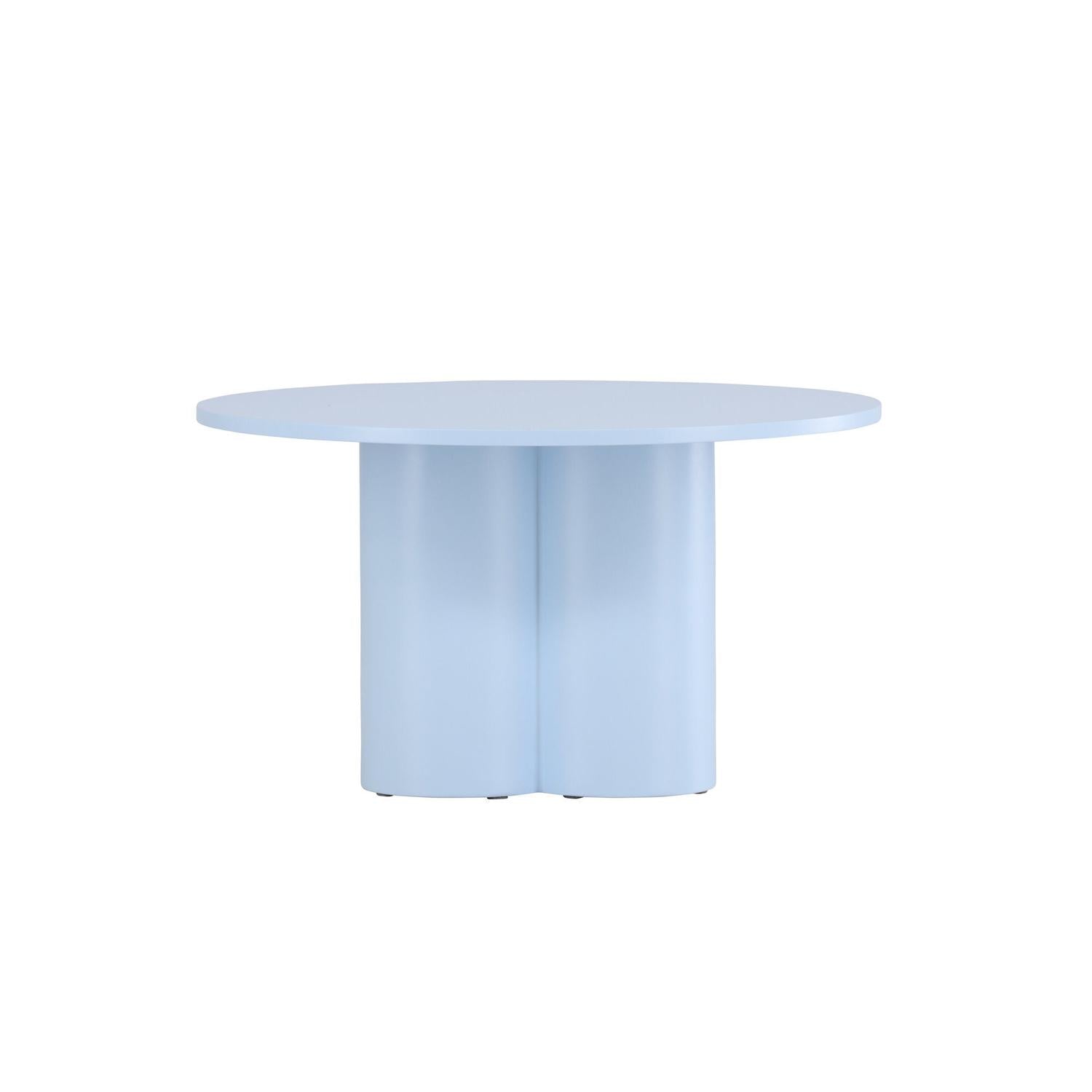 Couchtisch Olivia Ø80cm - Babyblau-Couchtisch-Venture Home-le canapé