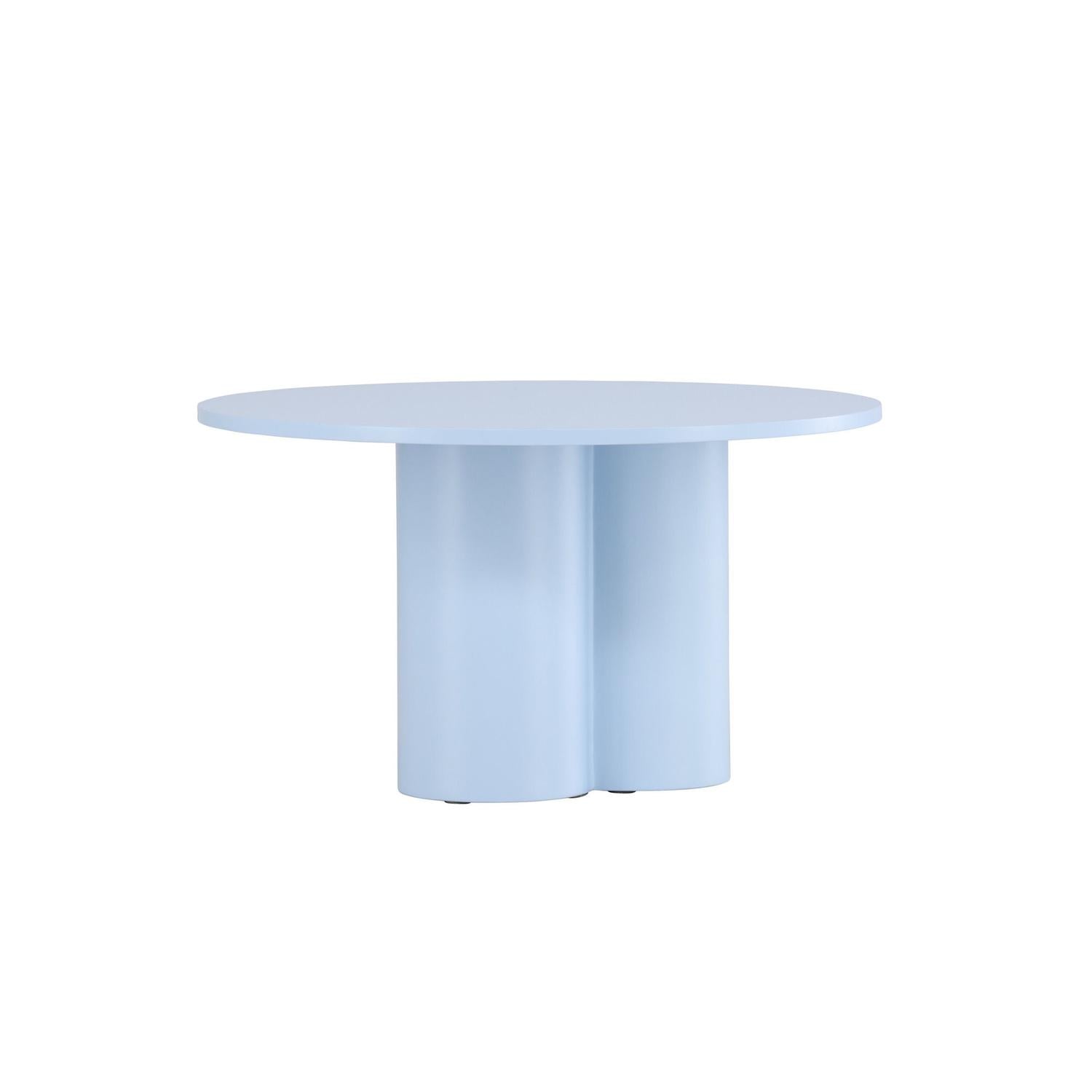 Couchtisch Olivia Ø80cm - Babyblau-Couchtische-Venture Home-le canapé