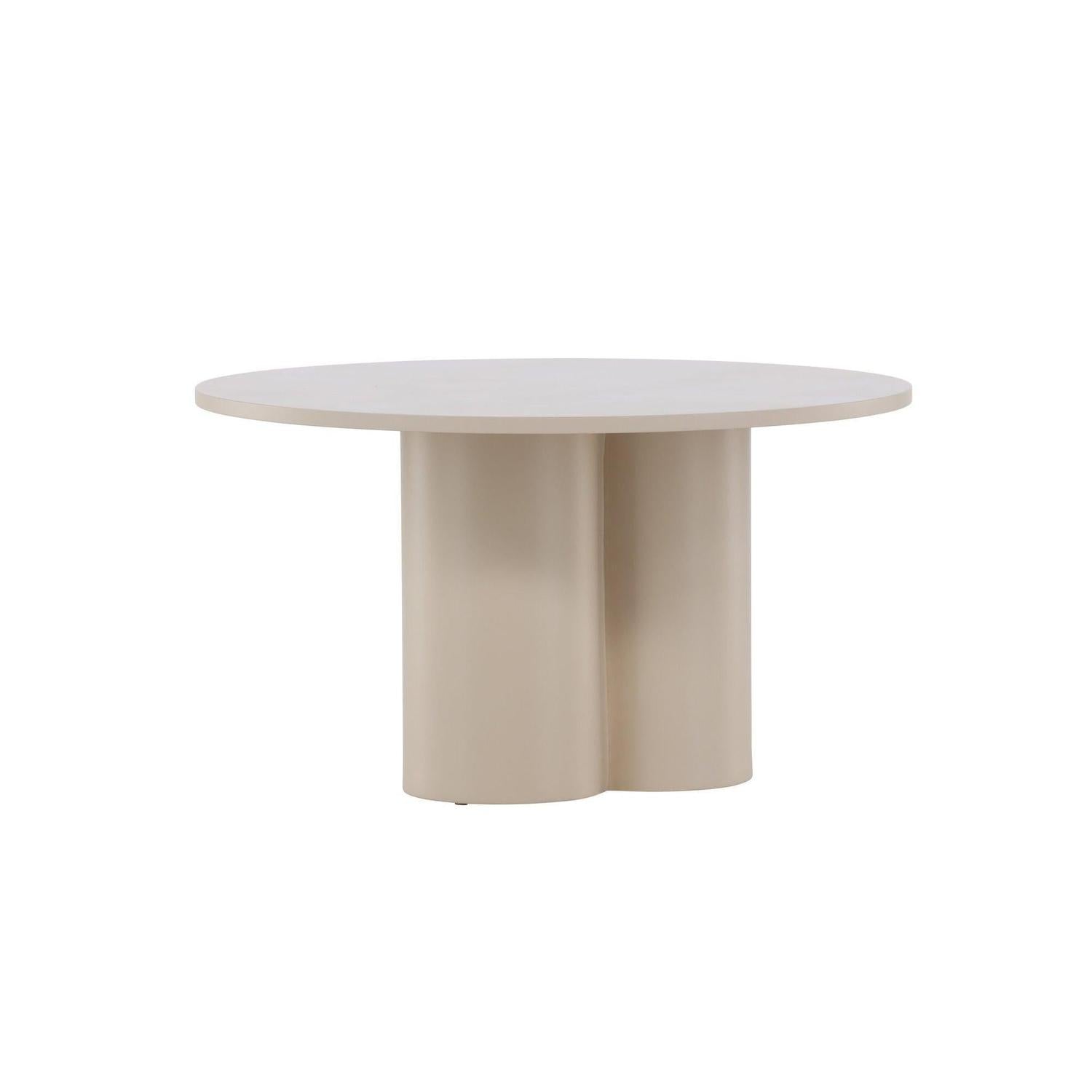 Couchtisch Olivia Ø80cm - Beige-Couchtisch-Venture Home-le canapé