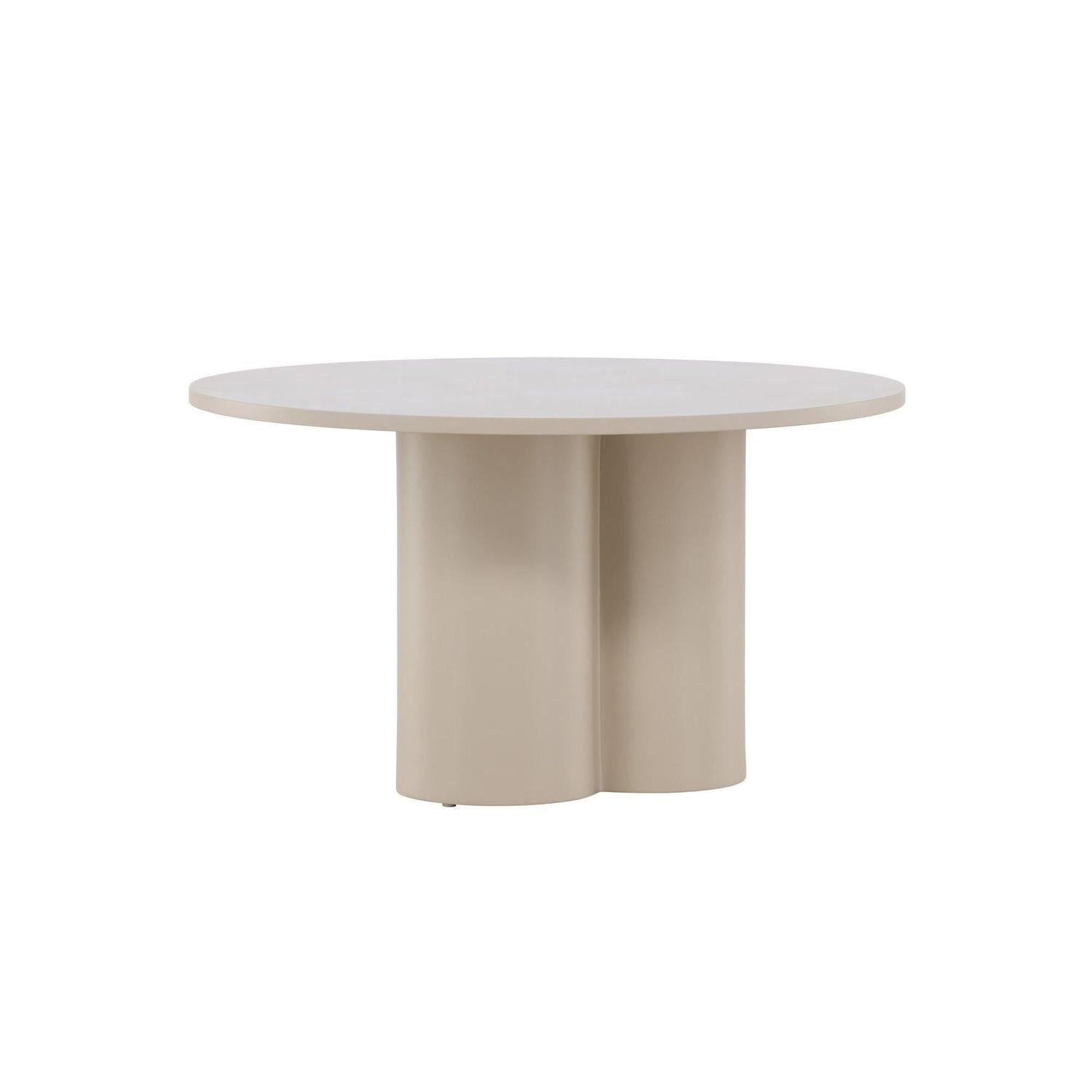 Couchtisch Olivia Ø80cm - Beige-Couchtische-Venture Home-le canapé