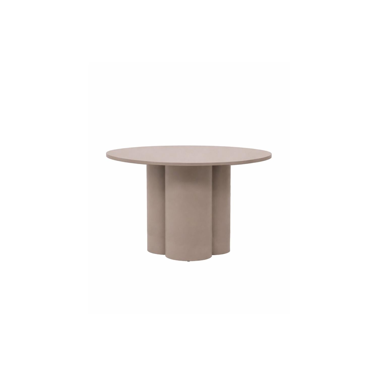Couchtisch Olivia Ø80cm - Braun-Couchtische-Venture Home-le canapé