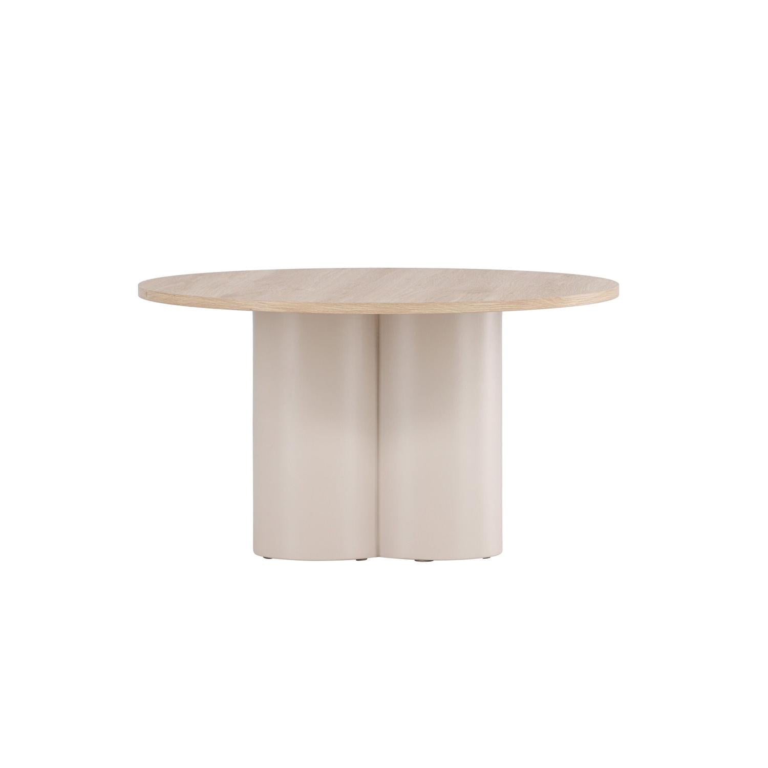 Couchtisch Olivia Ø80x45 cm - Cremeweiß-Couchtisch-Venture Home-le canapé