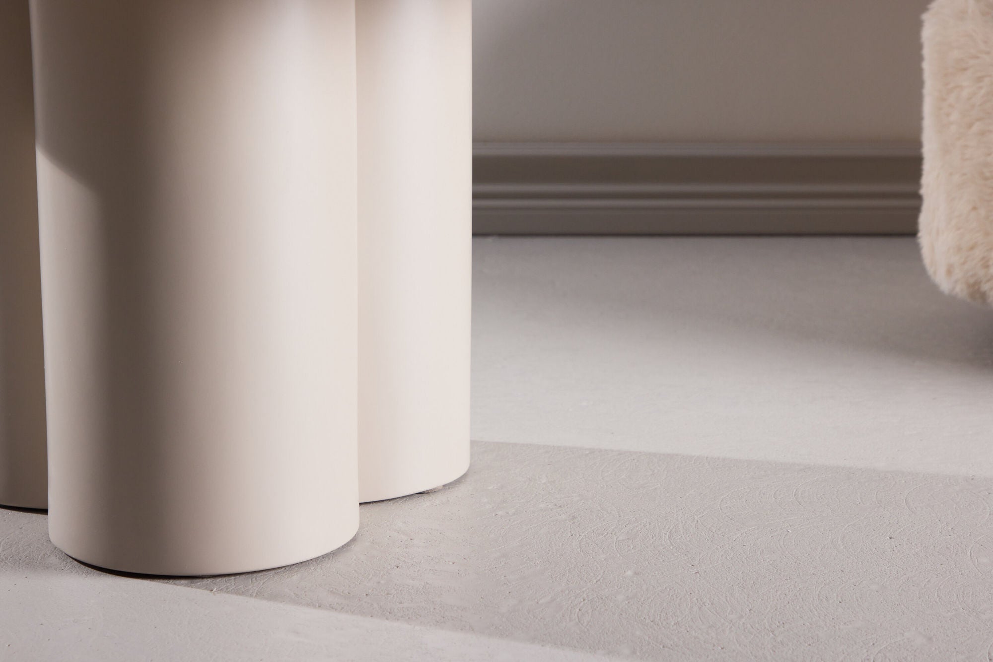 Couchtisch Olivia Ø80x45 cm - Cremeweiß-Couchtisch-Venture Home-le canapé