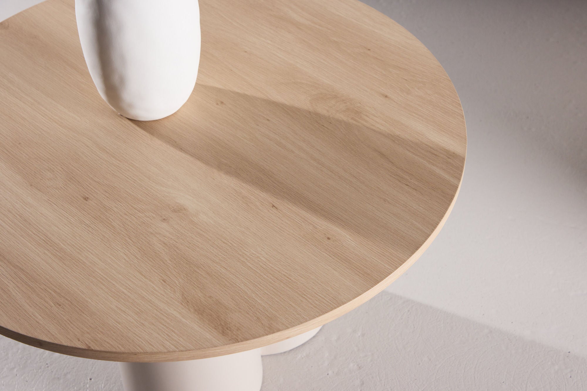 Couchtisch Olivia Ø80x45 cm - Cremeweiß-Couchtisch-Venture Home-le canapé