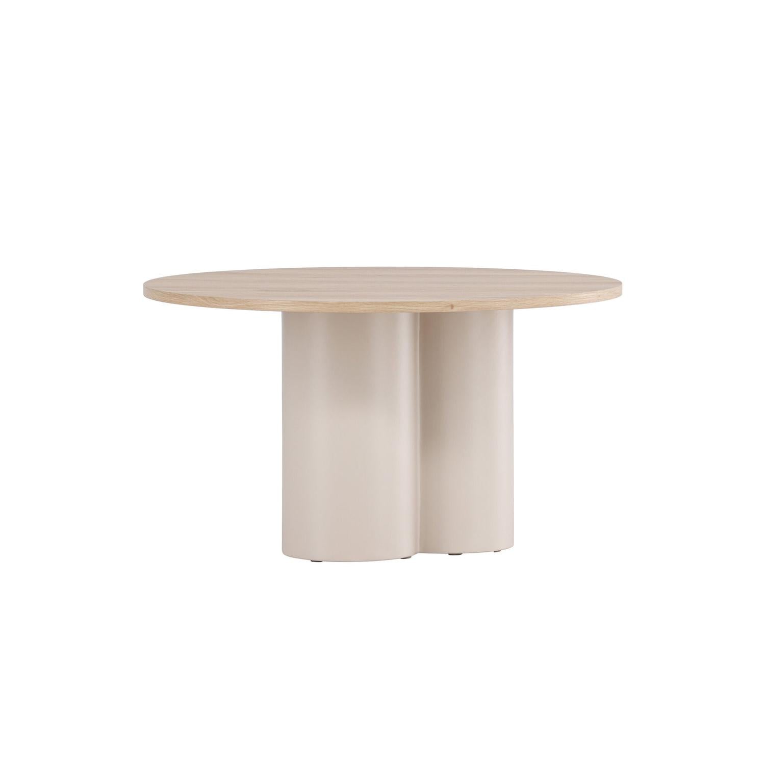 Couchtisch Olivia Ø80x45 cm - Cremeweiß-Couchtisch-Venture Home-le canapé