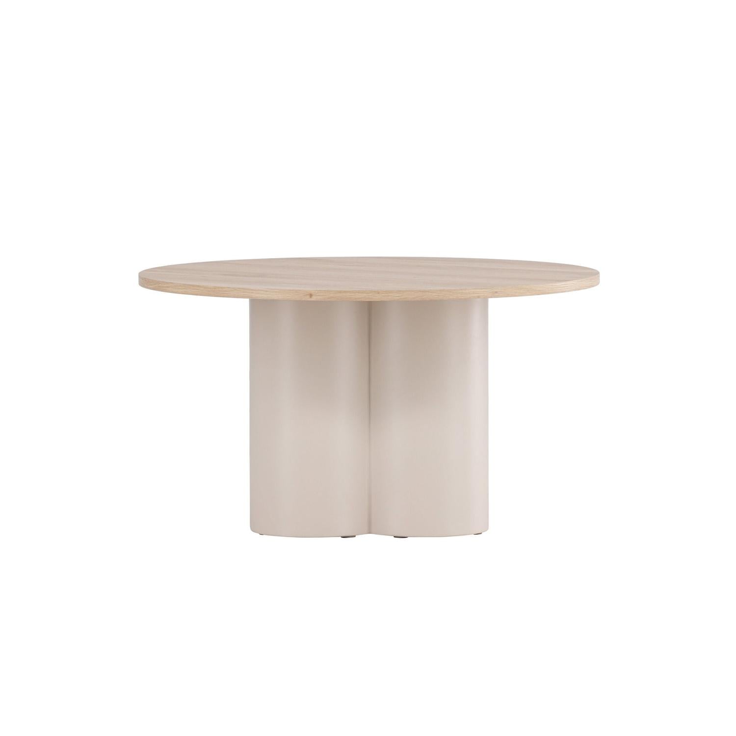 Couchtisch Olivia Ø80x45 cm - Cremeweiß-Couchtisch-Venture Home-le canapé