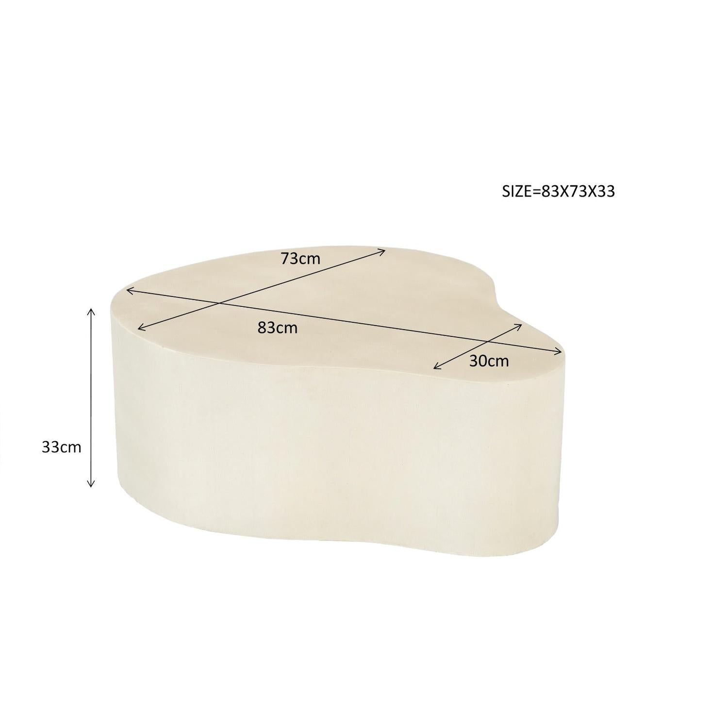 Couchtisch Organic - Beige-Couchtische-Livingfurn-le canapé