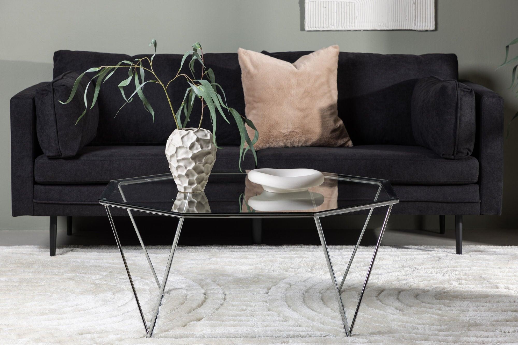 Couchtisch Österlen - Silber Chrom-Couchtisch-Furniture Fashion-le canapé