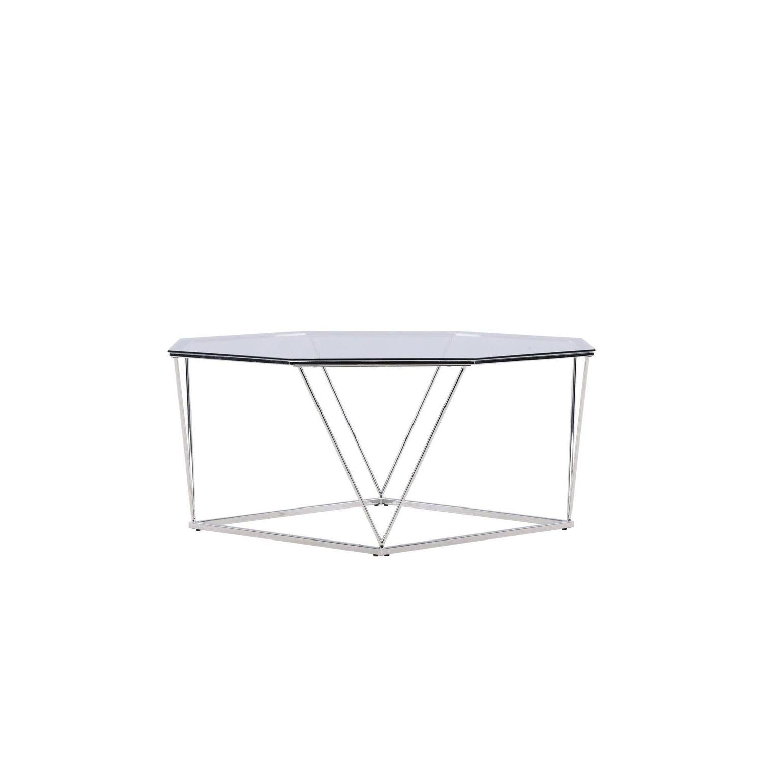 Couchtisch Österlen - Silber Chrom-Couchtisch-Furniture Fashion-le canapé