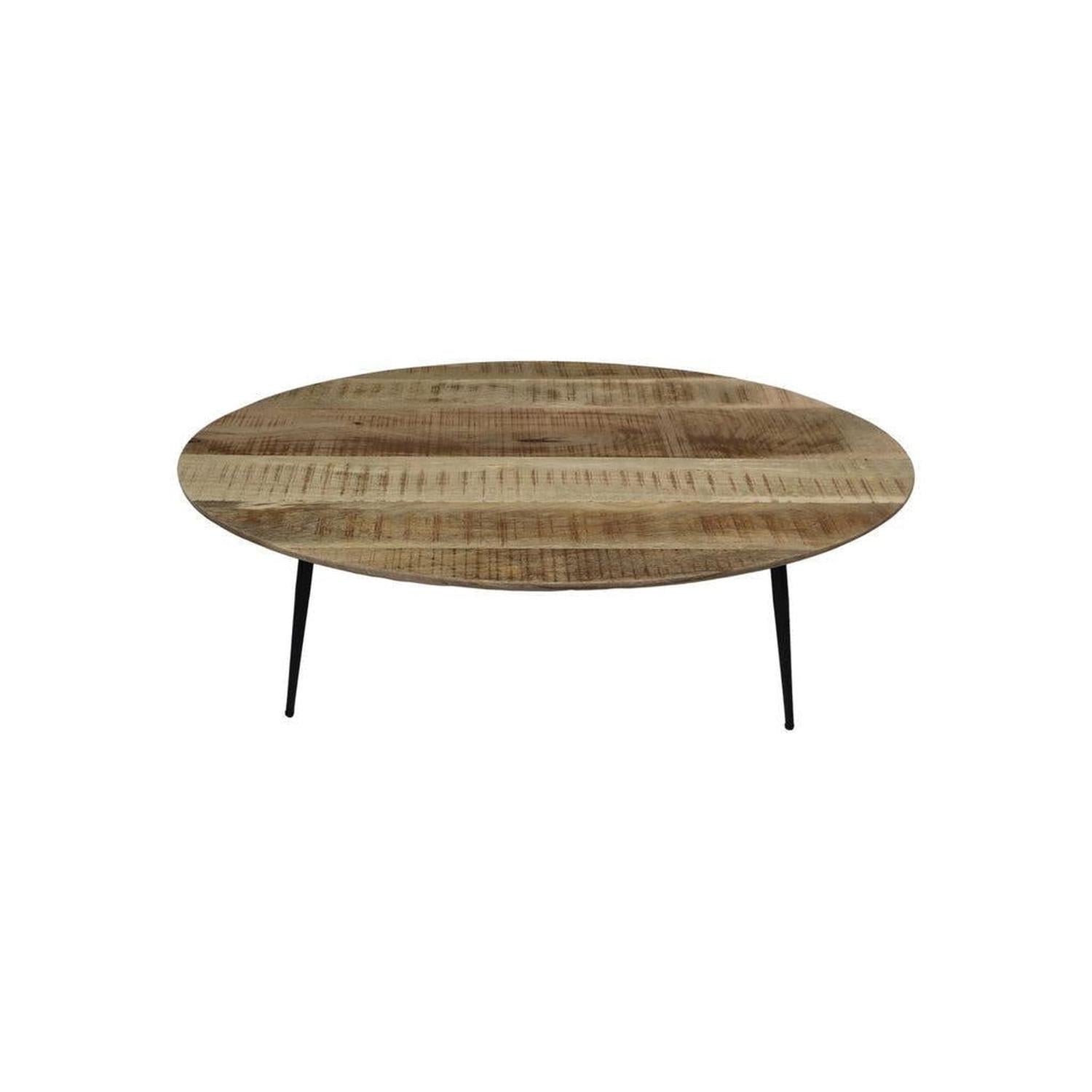Couchtisch Oval Bern - Natur