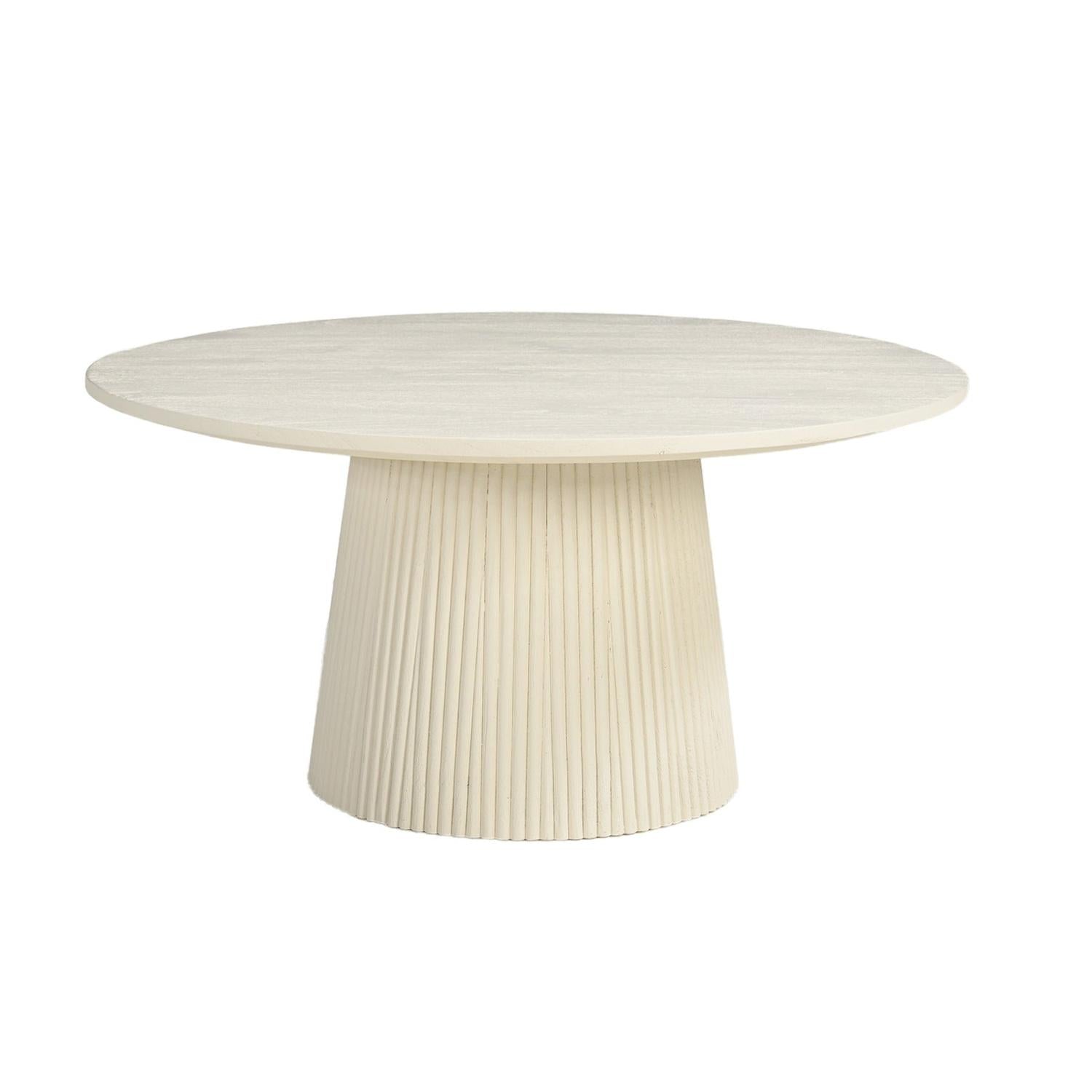 Couchtisch Patrice Ø80cm - Beige-Couchtisch-Livingfurn-le canapé