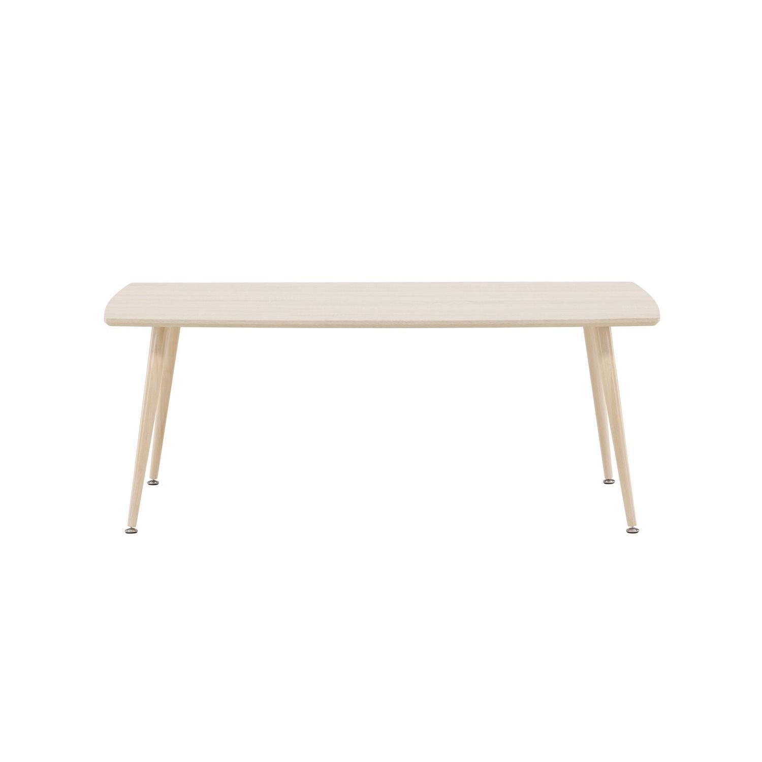 Couchtisch Plaza 120cm - Cremeweiß-Couchtische-Venture Home-le canapé