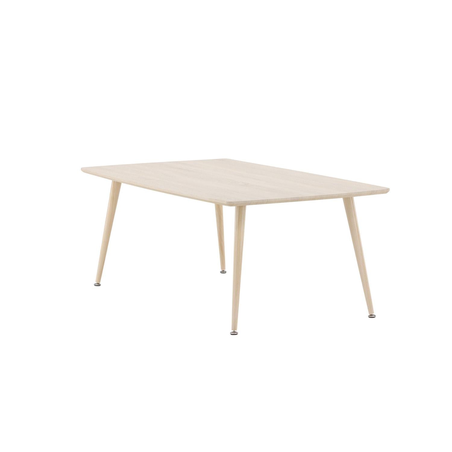 Couchtisch Plaza 120cm - Cremeweiß-Couchtische-Venture Home-le canapé