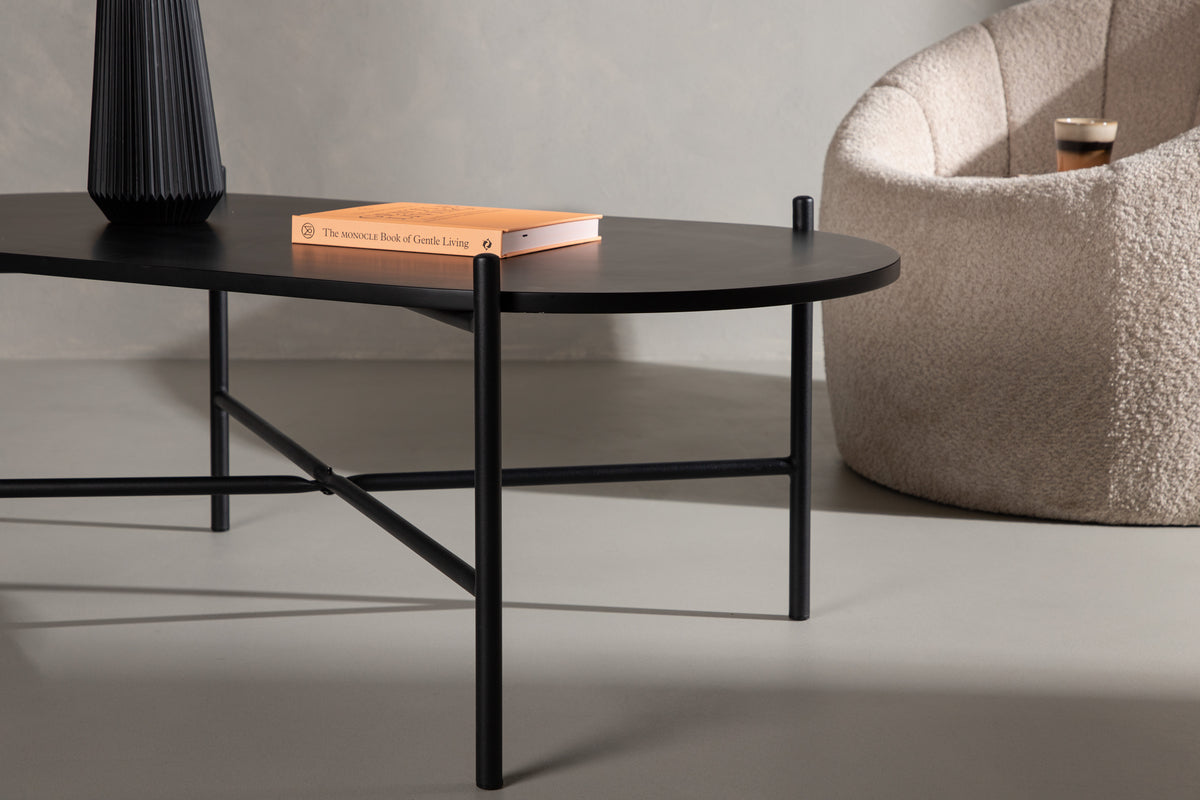 Couchtisch Pueblo 120cm - Schwarz-Couchtische-Venture Home-le canapé