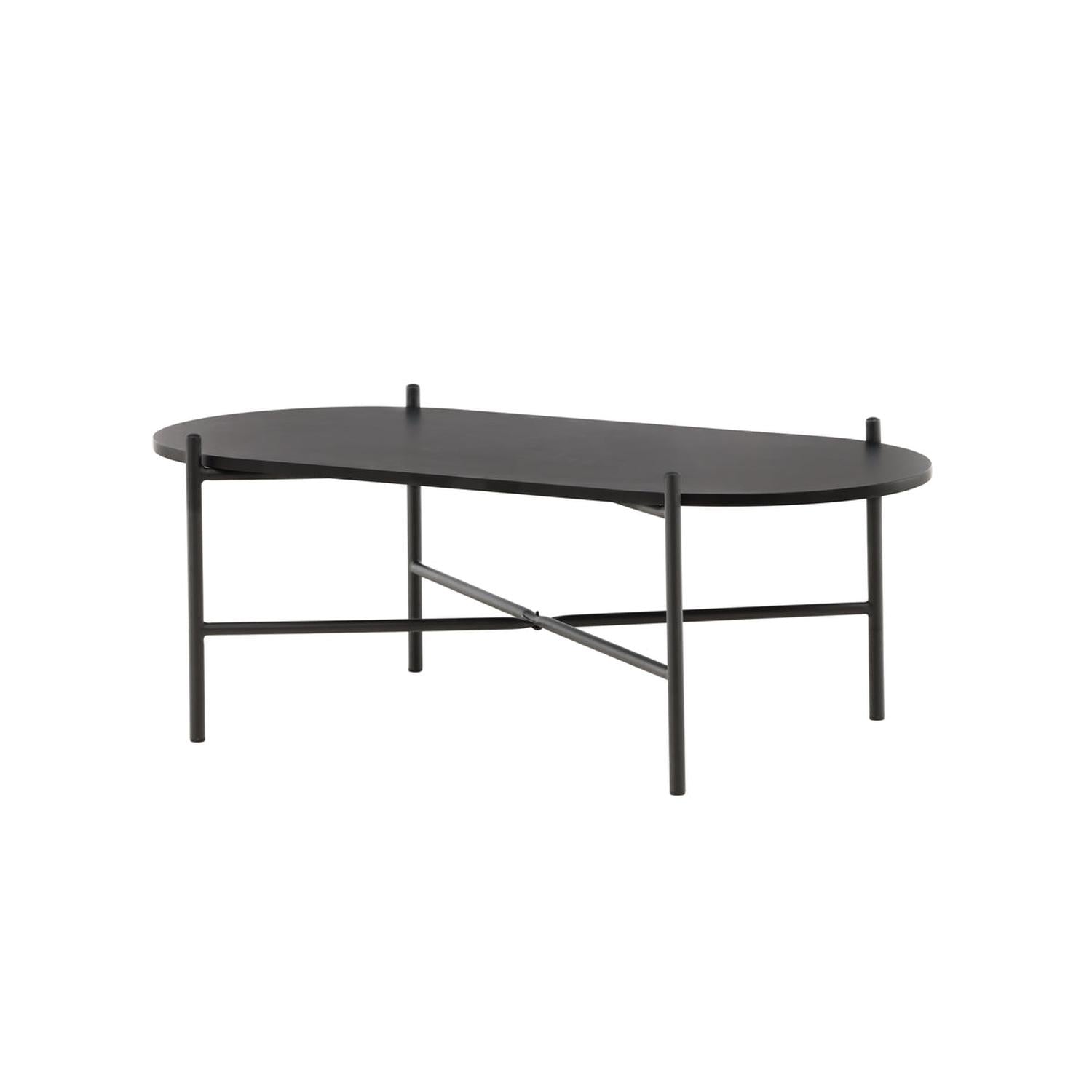 Couchtisch Pueblo 120cm - Schwarz-Couchtische-Venture Home-le canapé