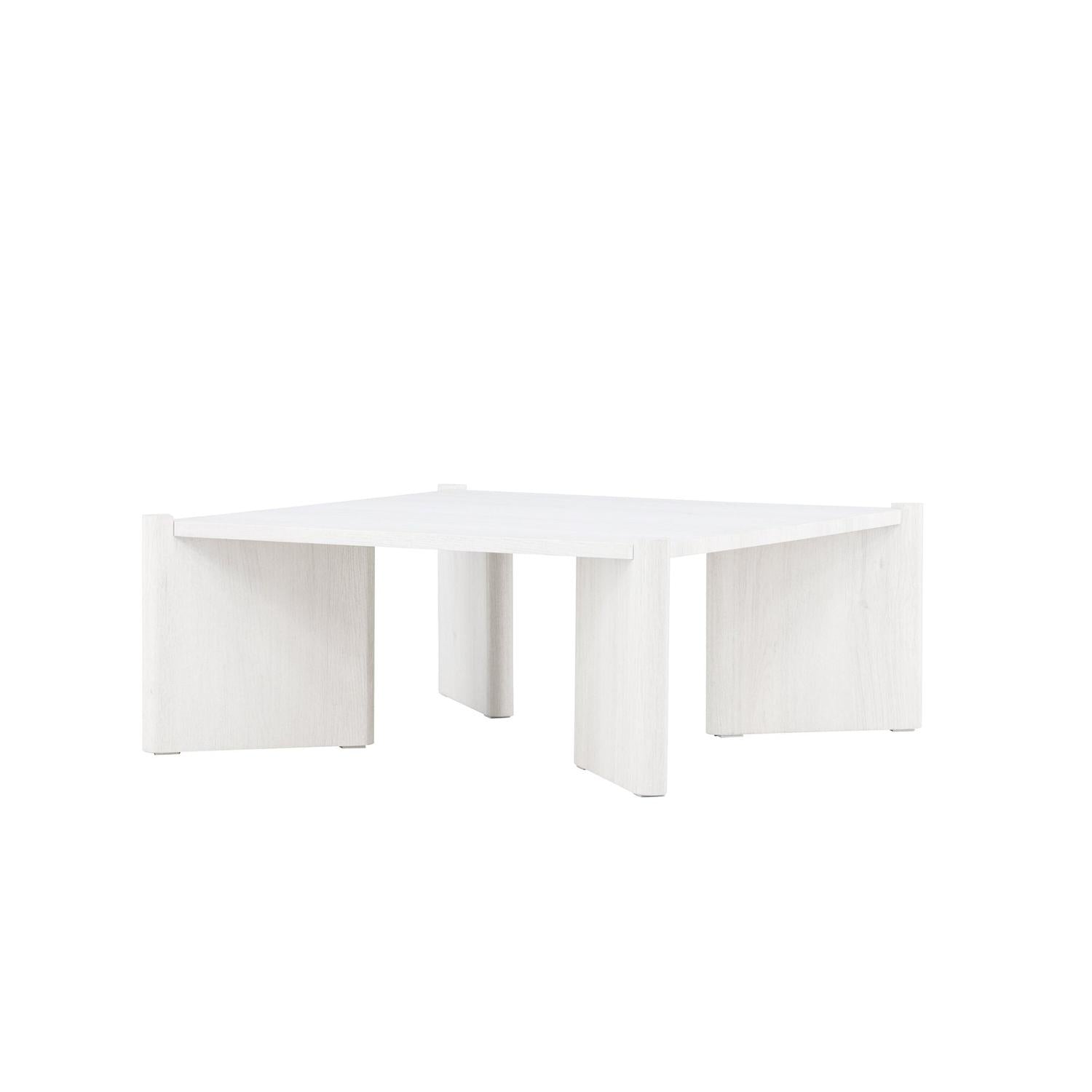 Couchtisch Rogaland 100x100cm - Cremeweiß-Couchtisch-Venture Home-le canapé