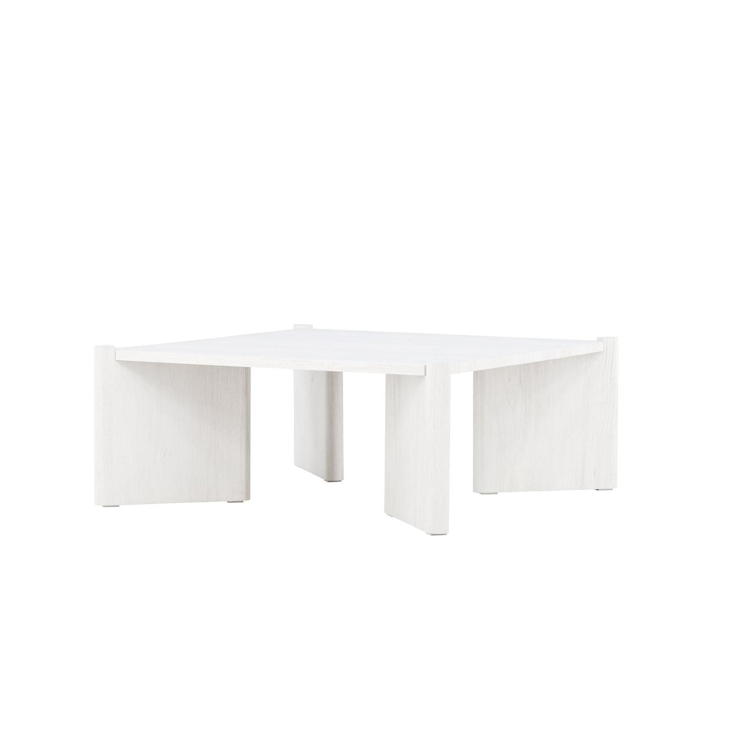 Couchtisch Rogaland 100x100cm - Cremeweiß-Couchtisch-Venture Home-le canapé