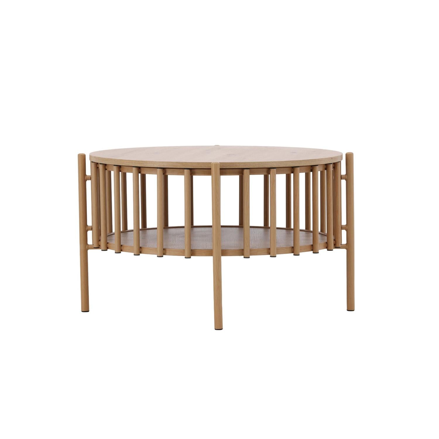 Couchtisch Rubbo Ø80cm - Hellbraun-Couchtisch-Venture Home-le canapé