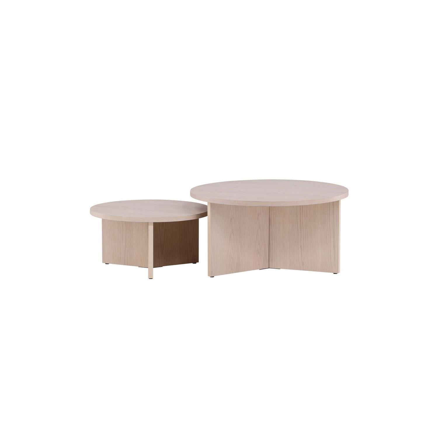 Couchtisch Saltö, 2er-Set - Beige-Couchtische-Venture Home-le canapé