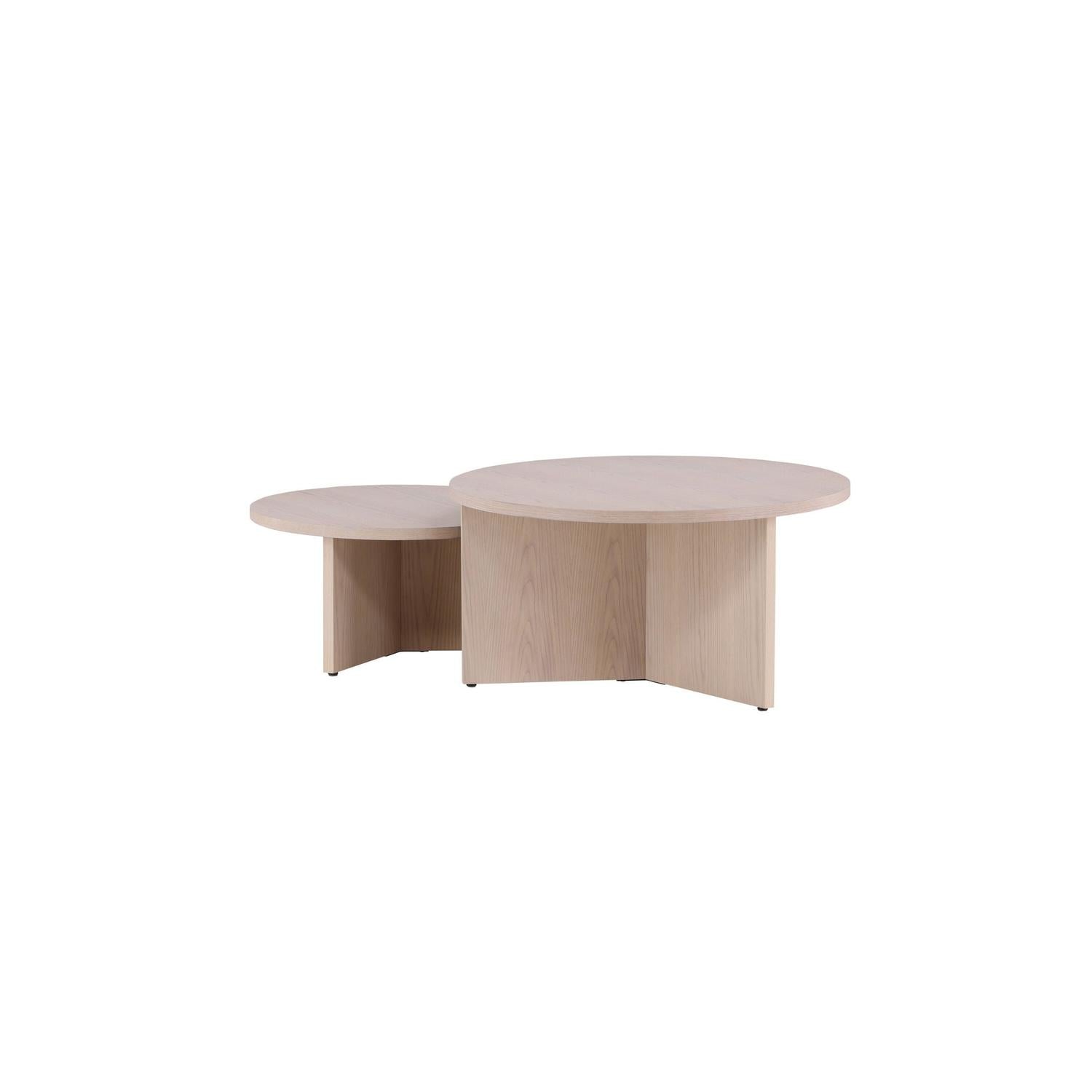 Couchtisch Saltö, 2er-Set - Beige-Couchtische-Venture Home-le canapé