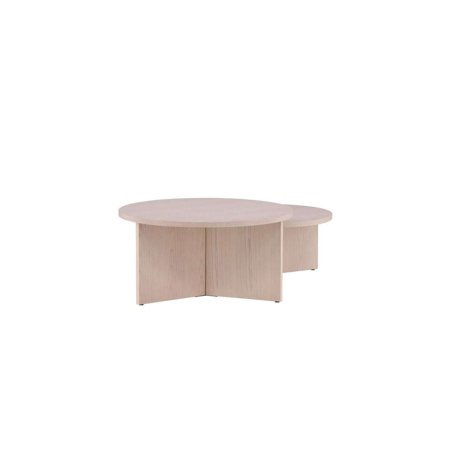 Couchtisch Saltö, 2er-Set - Beige-Couchtische-Venture Home-le canapé