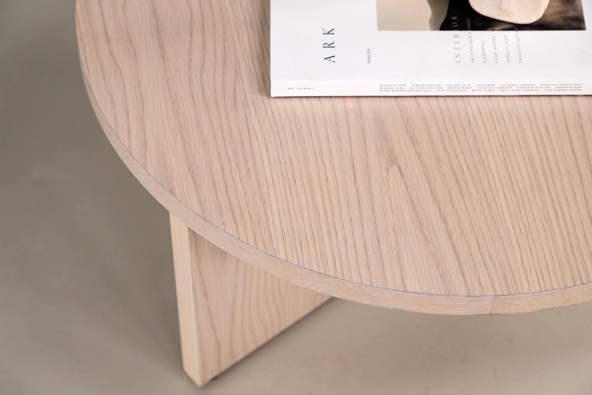 Couchtisch Saltö Ø85cm - Cremeweiß-Couchtische-Vind-le canapé